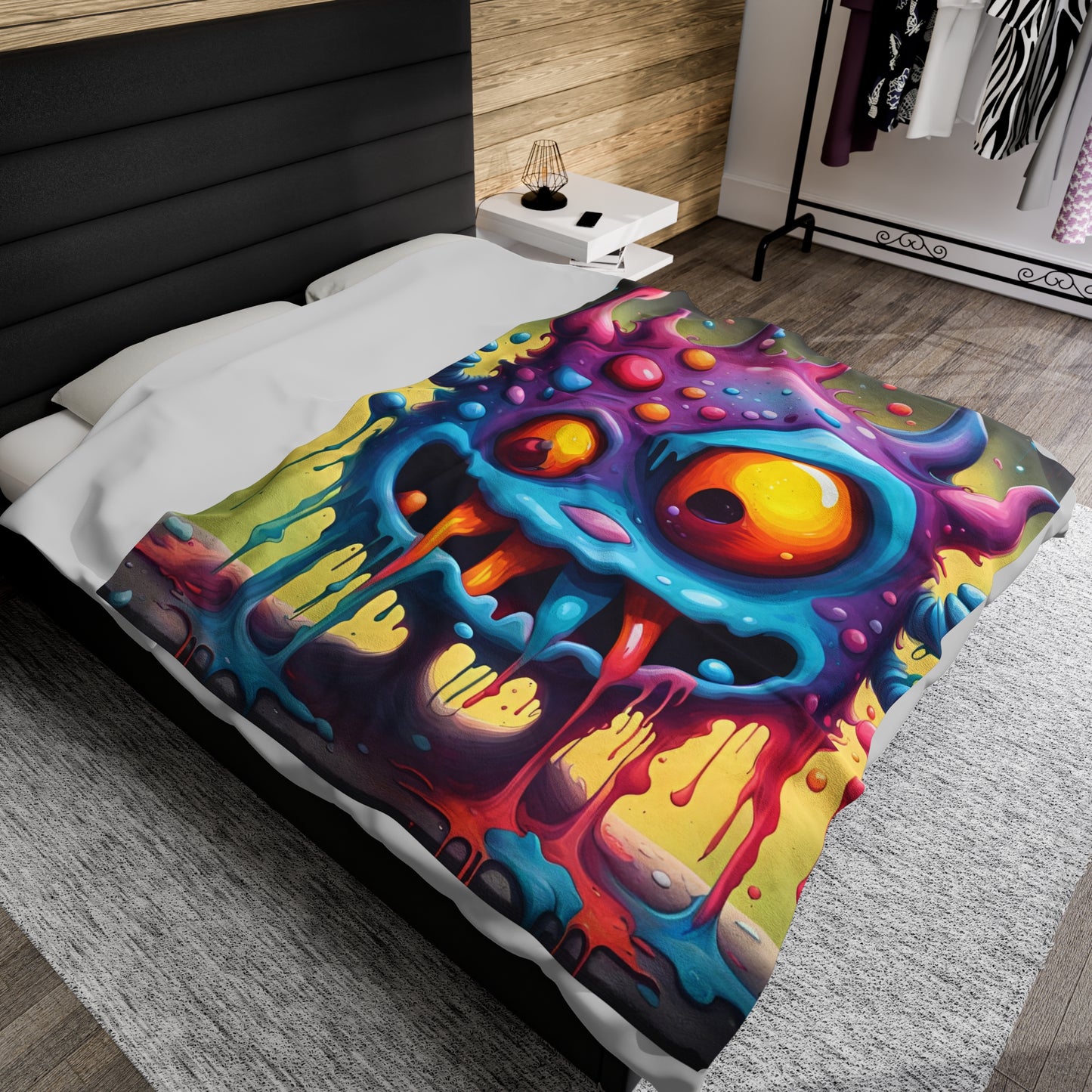 Velveteen Plush Wacky Blanket