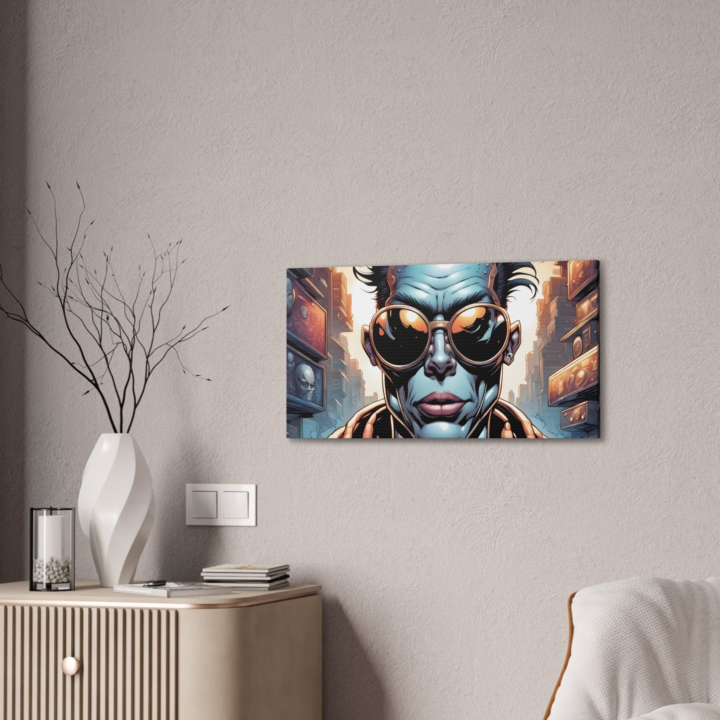 Punkz Canvas Stretched, 0.75"