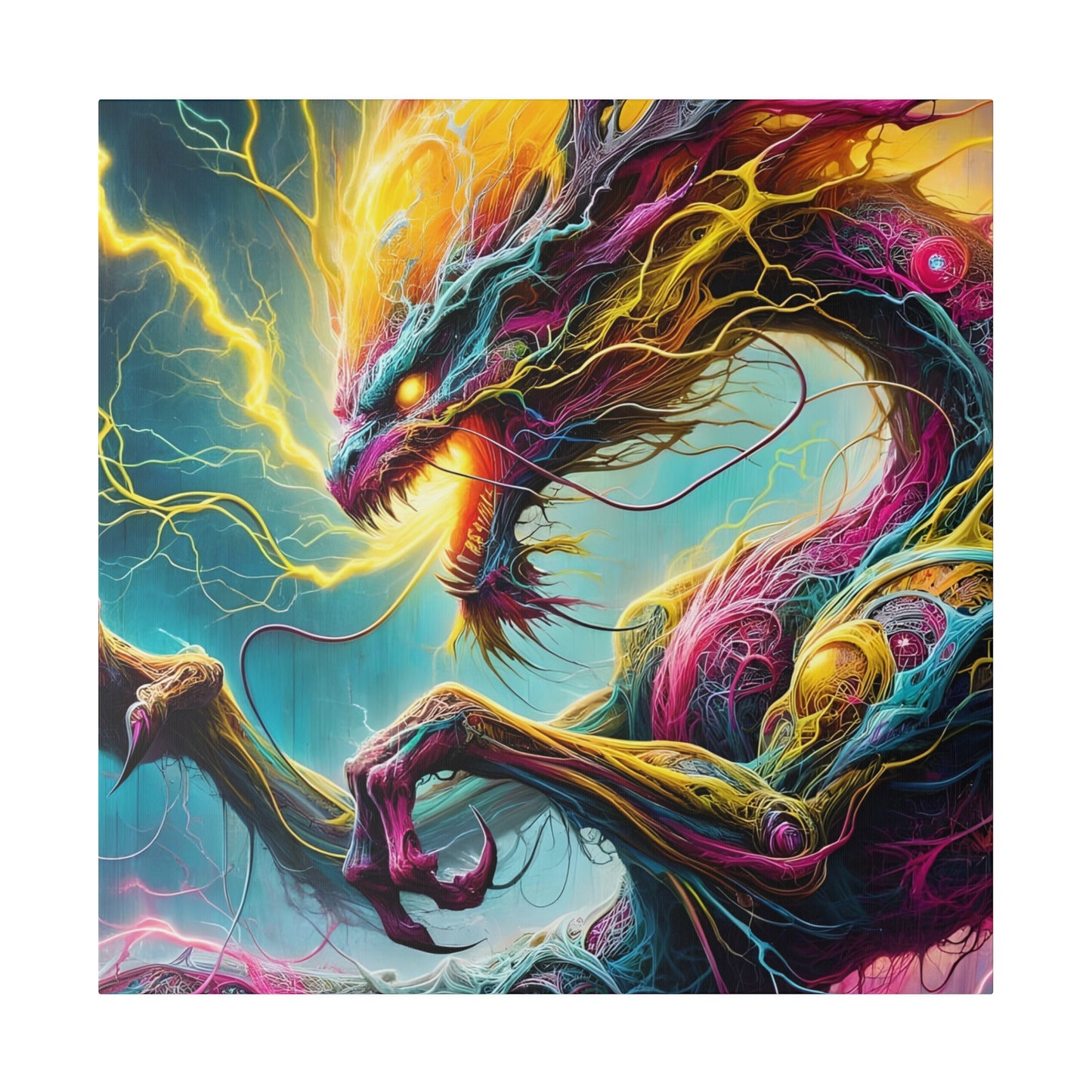 Dragonz Matte Canvas, Stretched, 0.75"