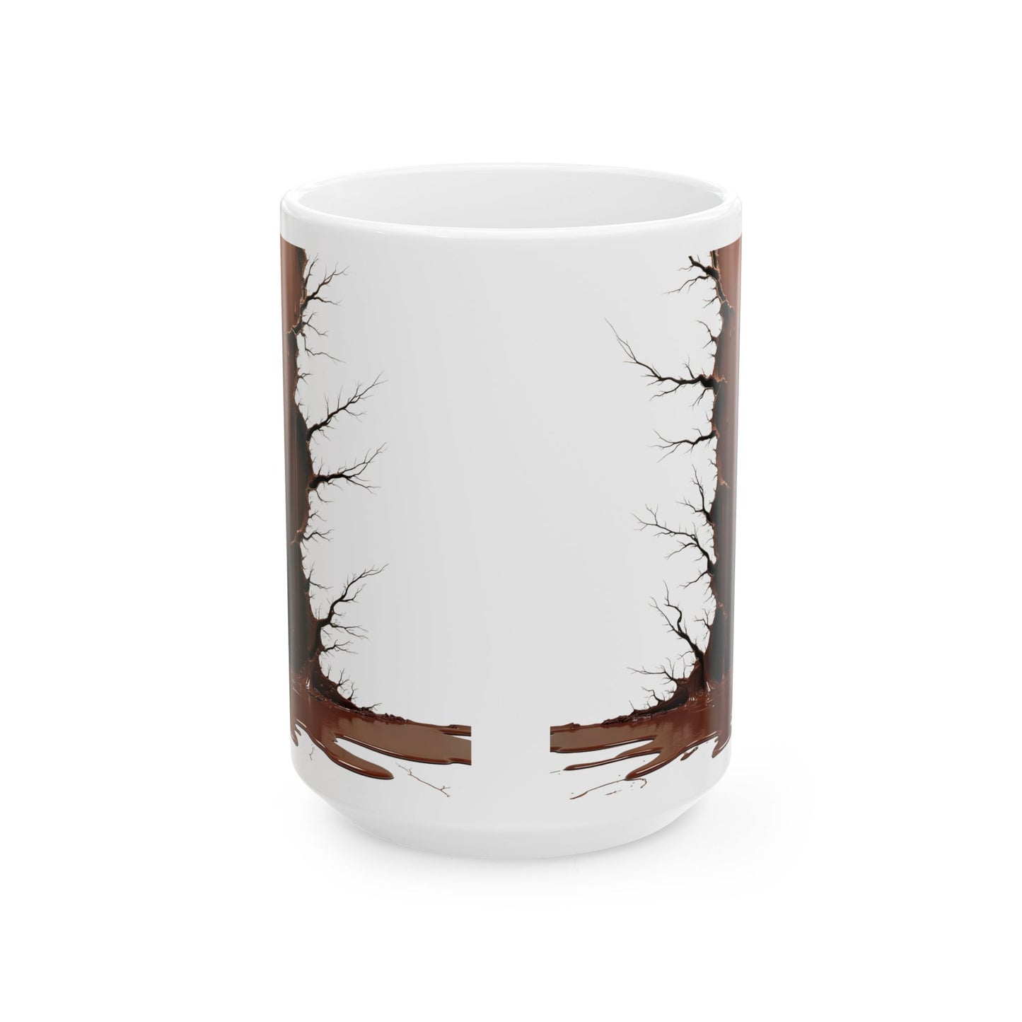Cracked Ceramic Mug, Eco-Friendly Gift, Coffee Cup, Home Decor, Coffee Lover's Delight