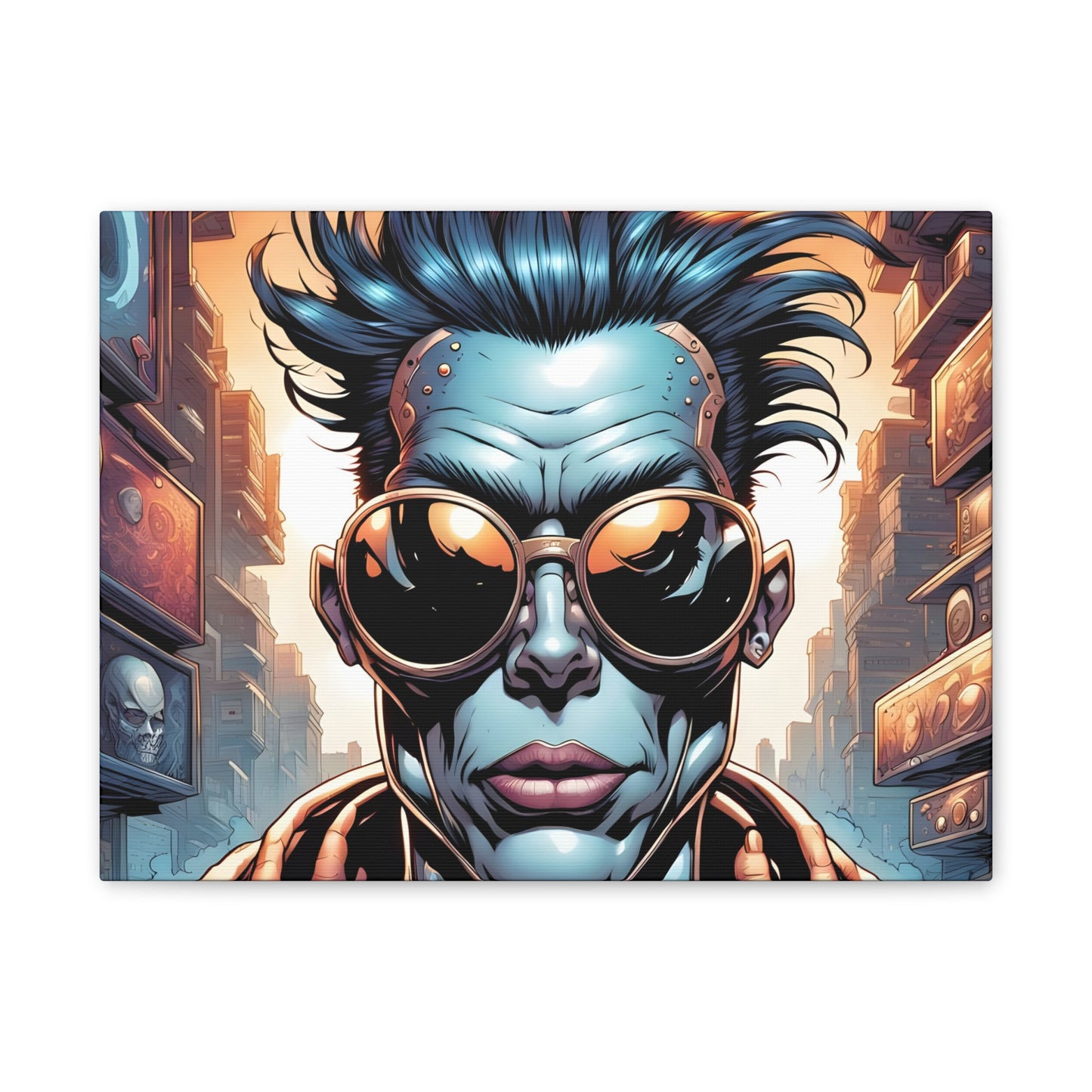 Punkz Canvas Stretched, 0.75"