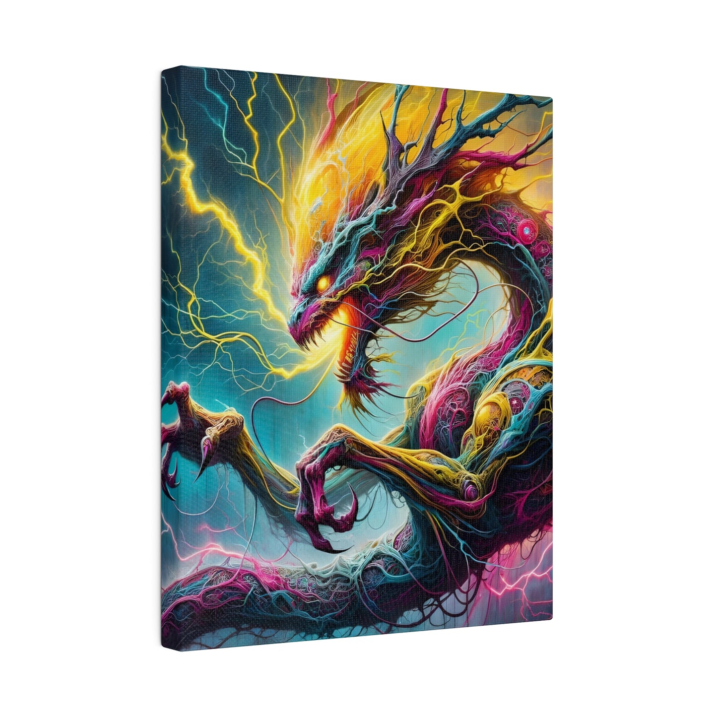 Dragonz Matte Canvas, Stretched, 0.75"