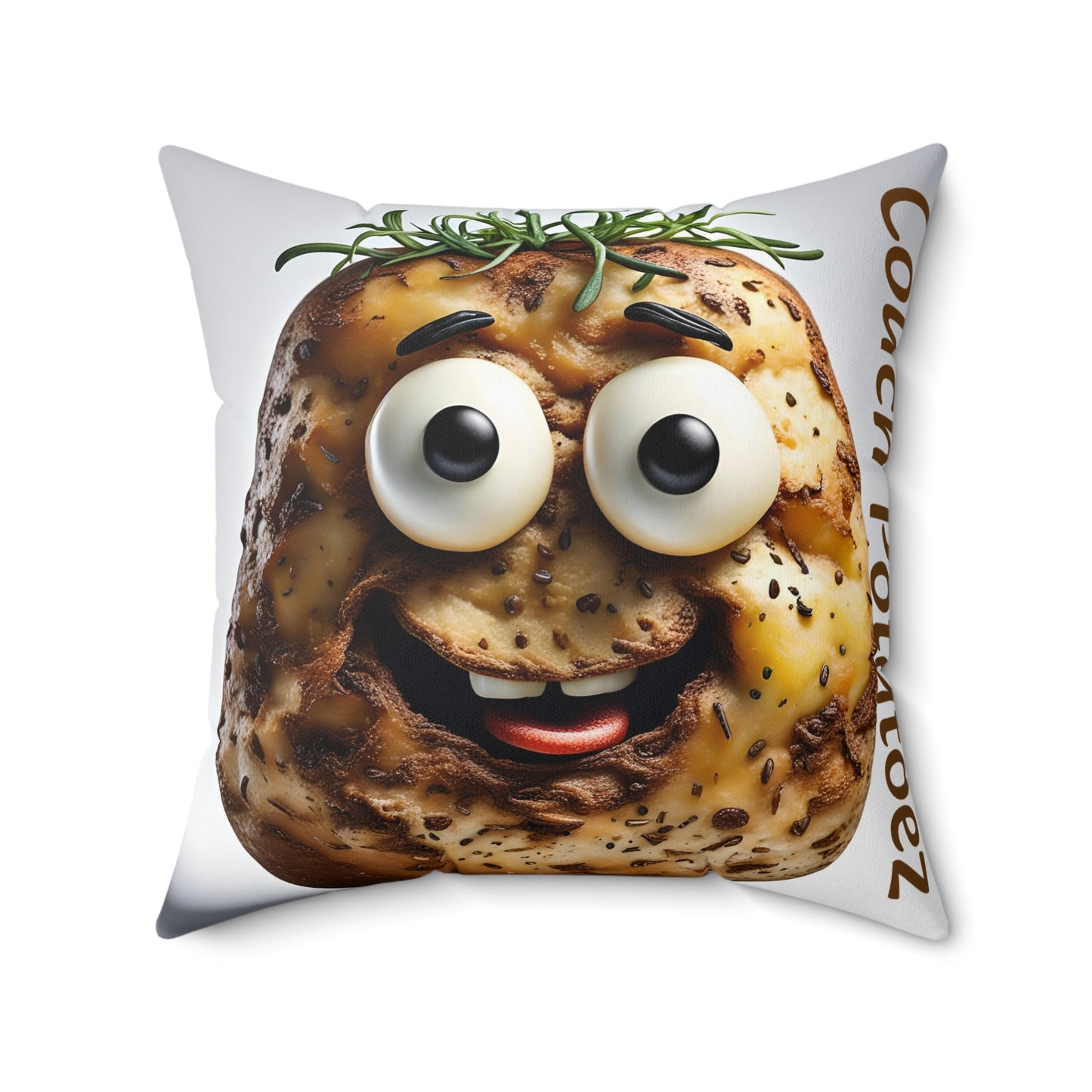 Couch Potatoez Spun Polyester Square Pillow