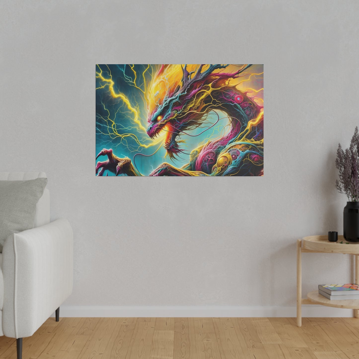 Dragonz Matte Canvas, Stretched, 0.75"