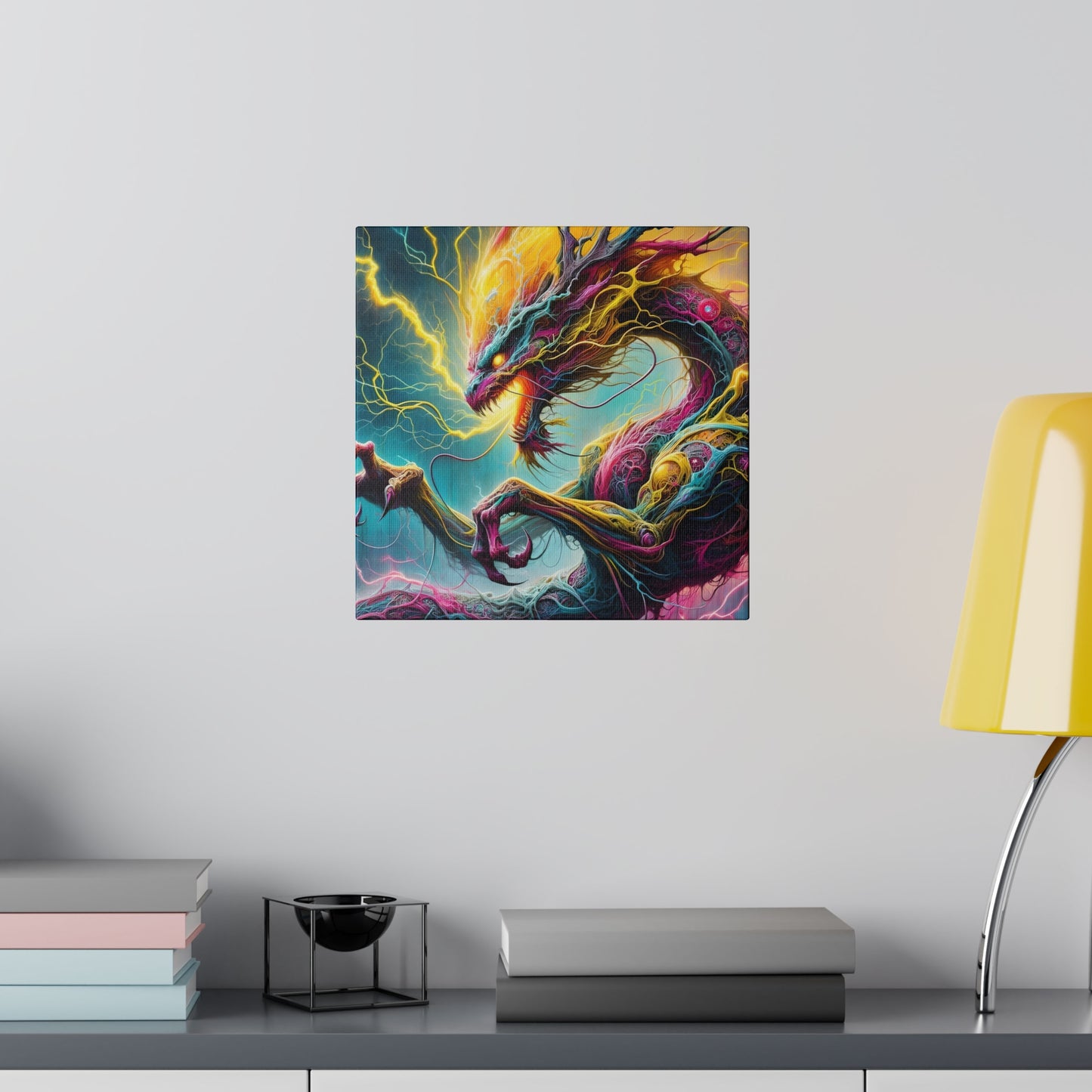 Dragonz Matte Canvas, Stretched, 0.75"