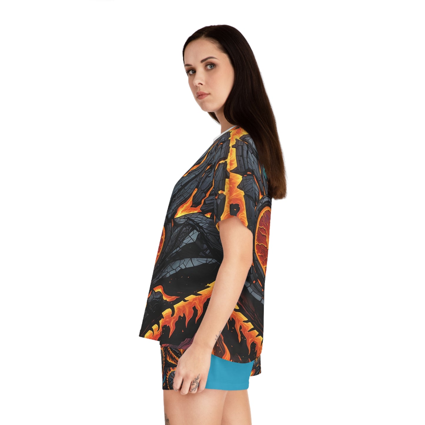 Women's Lava Heartz Short Pajama Set