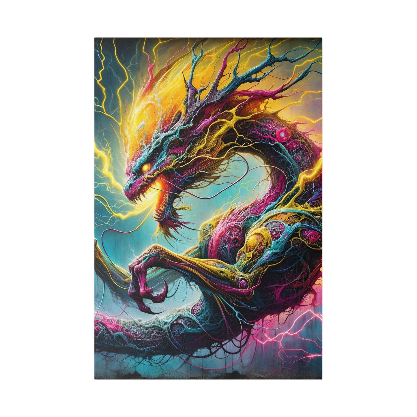 Dragonz Matte Canvas, Stretched, 0.75"