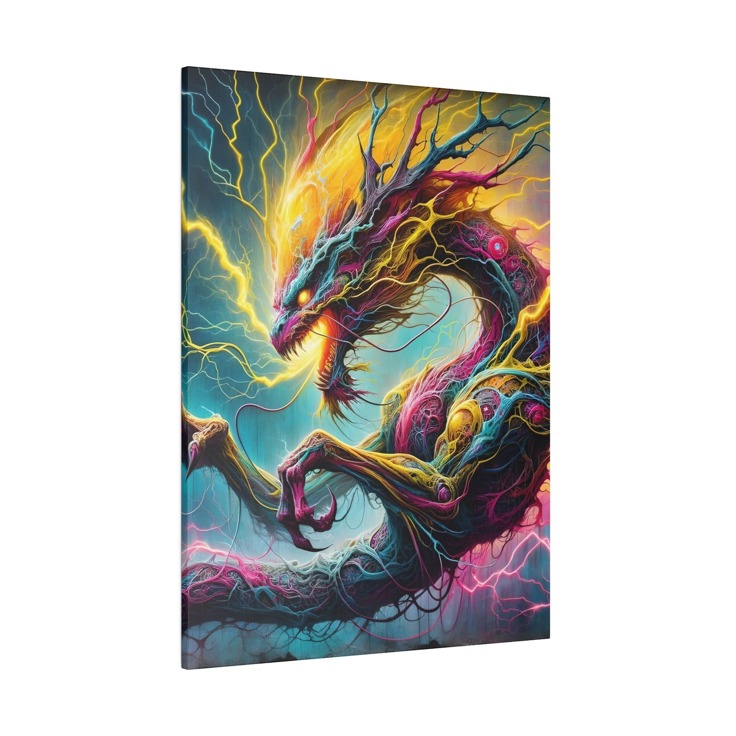 Dragonz Matte Canvas, Stretched, 0.75"