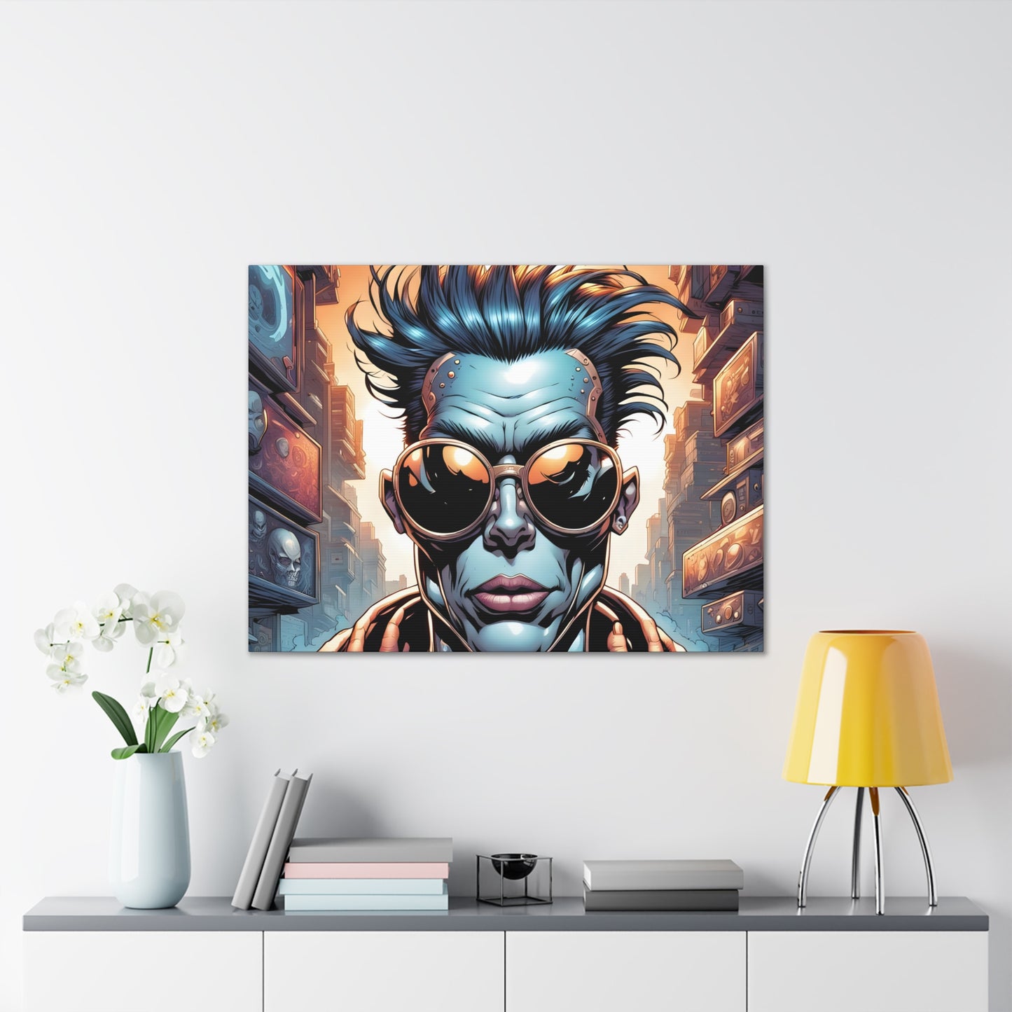 Punkz Canvas Stretched, 0.75"