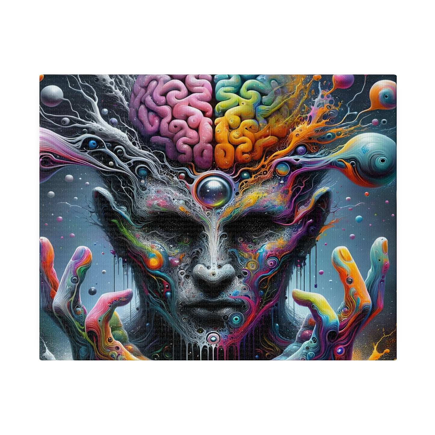 Mind Blown Matte Canvas, Stretched, 0.75"