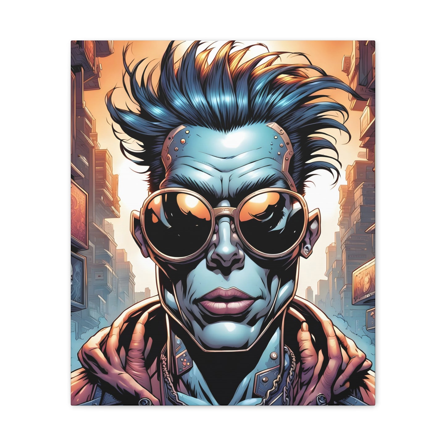 Punkz Canvas Stretched, 0.75"