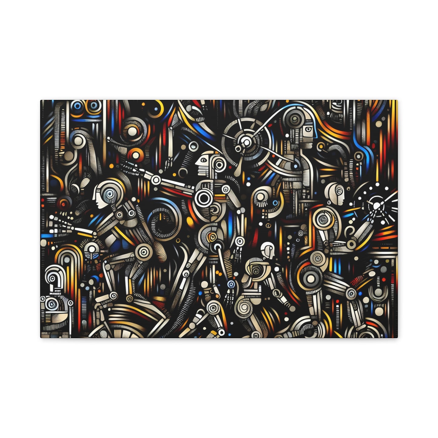 Robotz Canvas Stretched 0.75" Wall Art