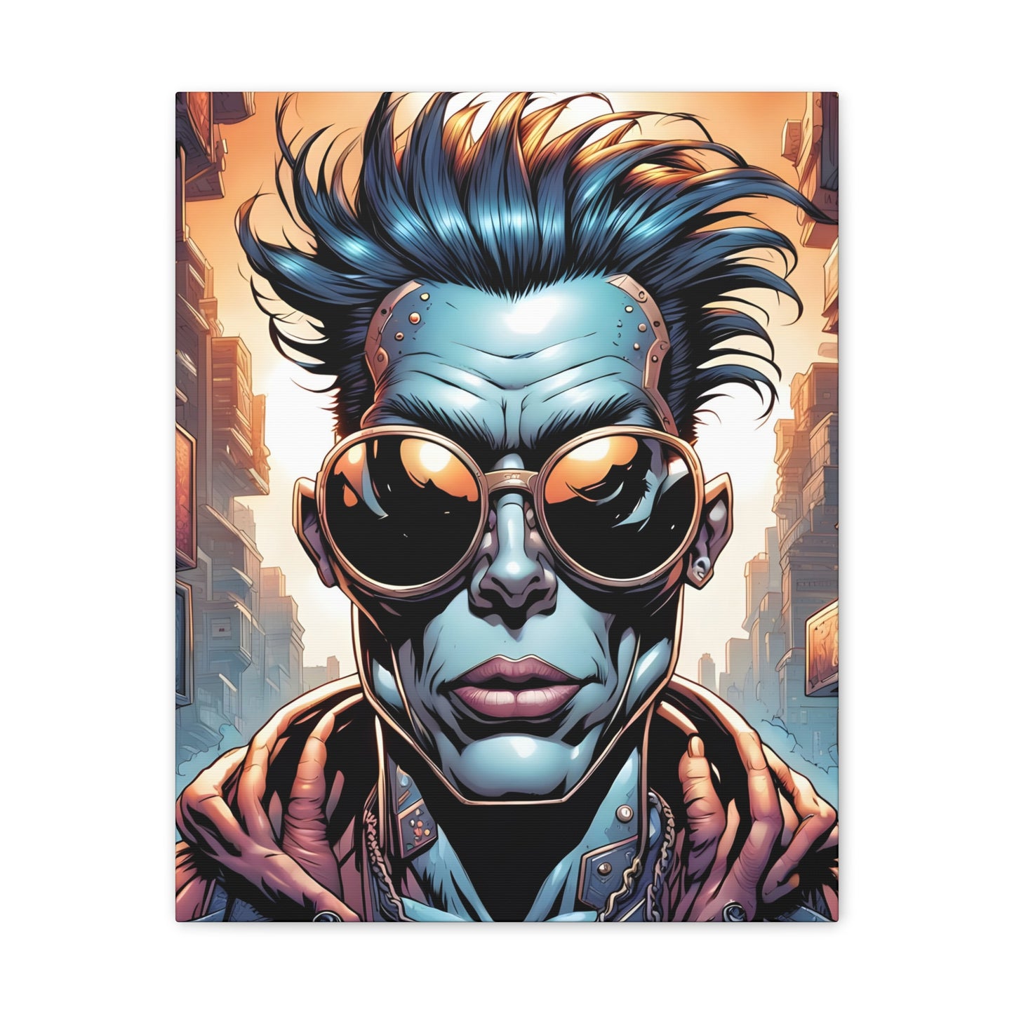 Punkz Canvas Stretched, 0.75"