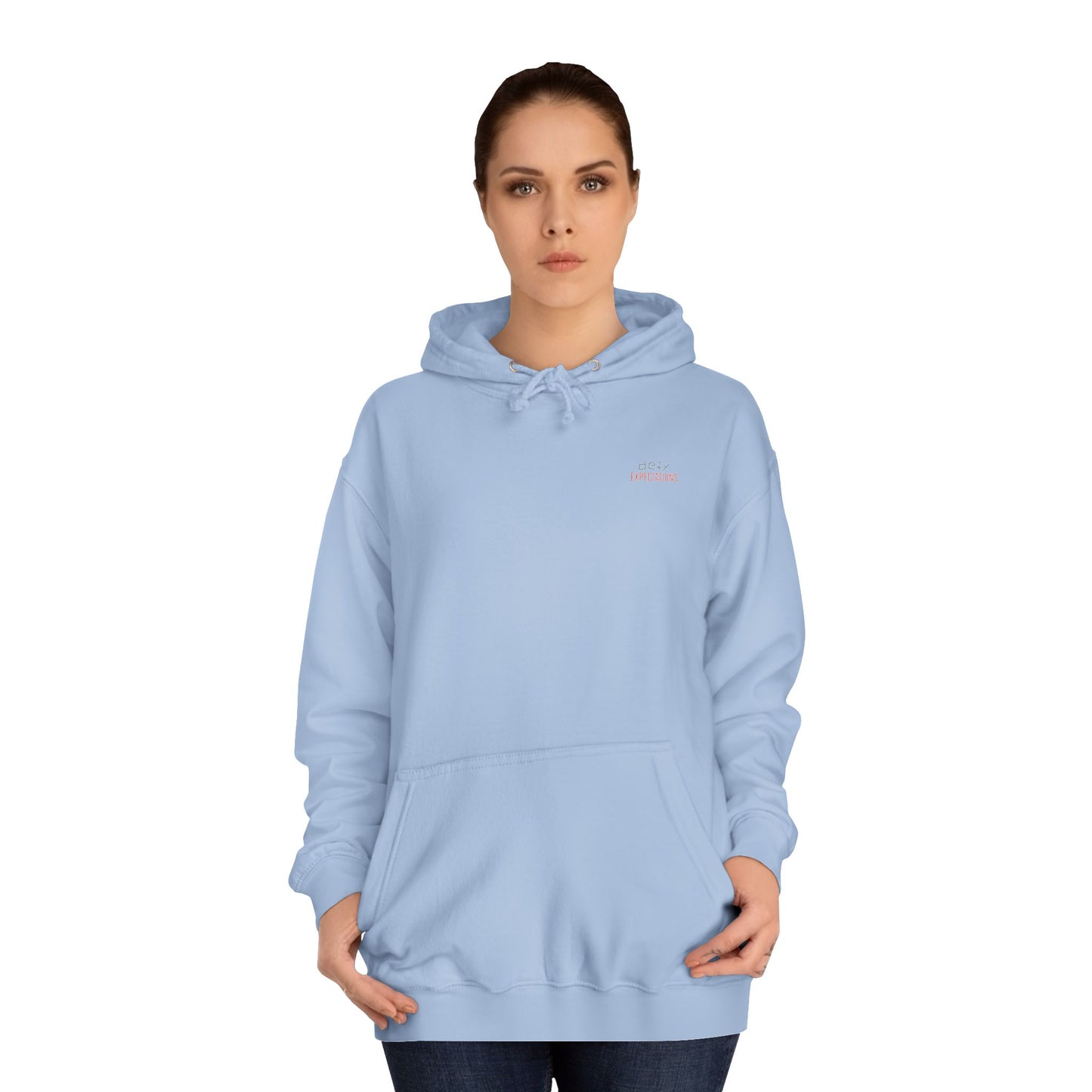 SNRG Unisex Hoodie - Defy Expectations, Sweatshirt, Hooded Jacket, Casual Pullover, Trendy Apparel, Outerwear, Hoodie
