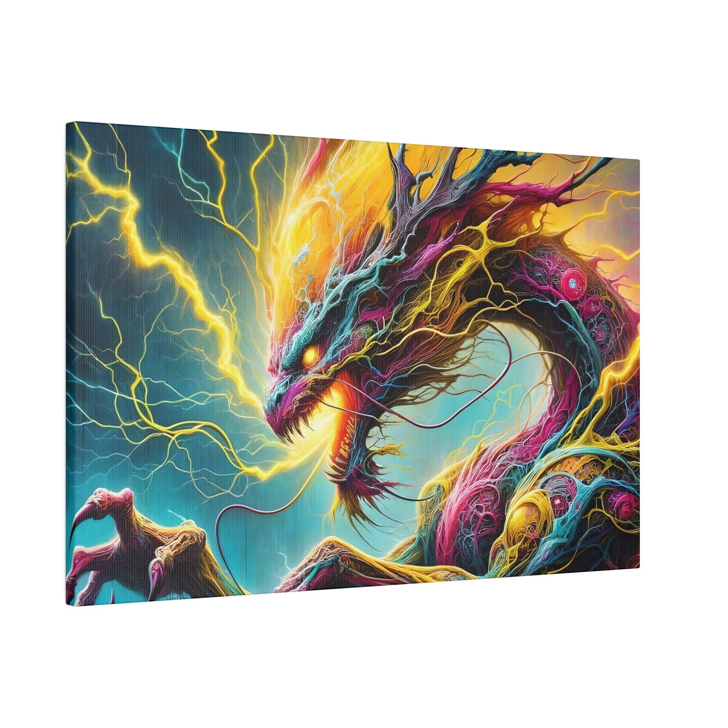Dragonz Matte Canvas, Stretched, 0.75"