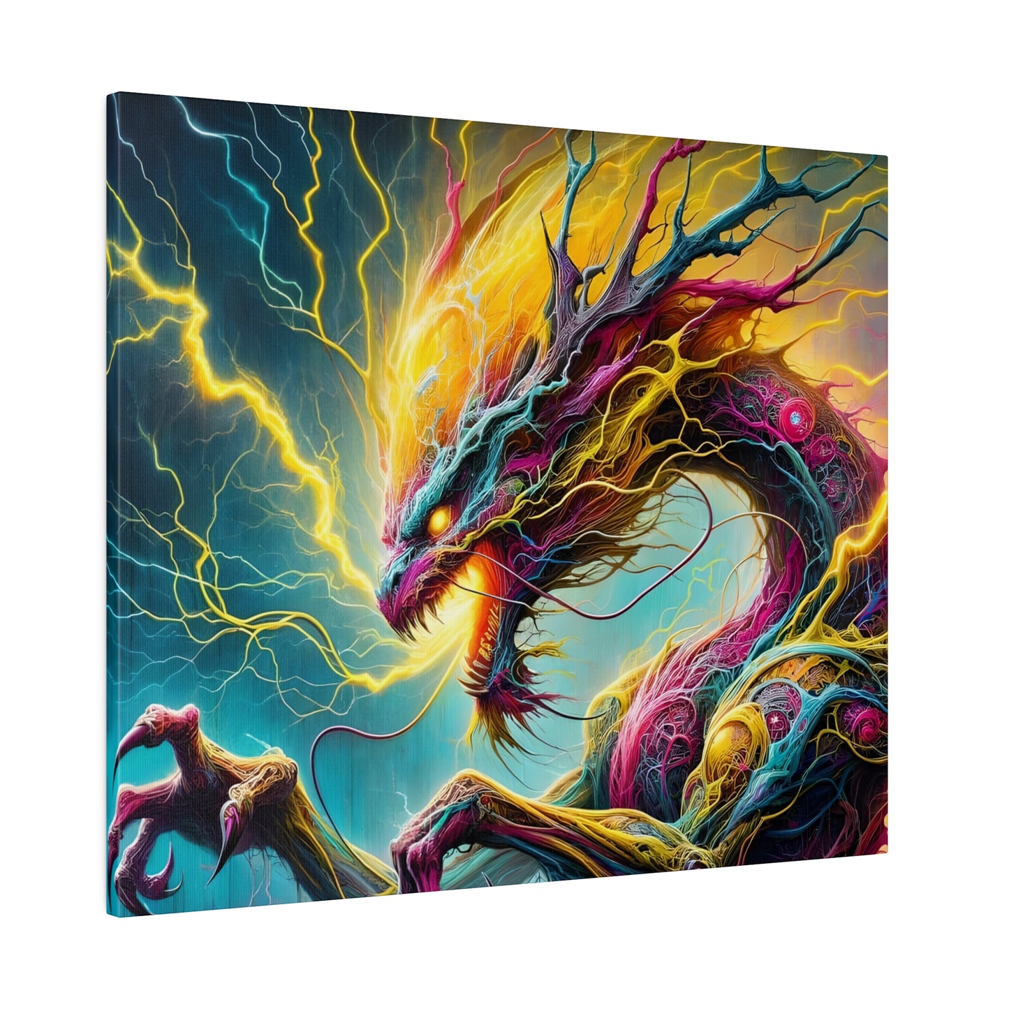 Dragonz Matte Canvas, Stretched, 0.75"