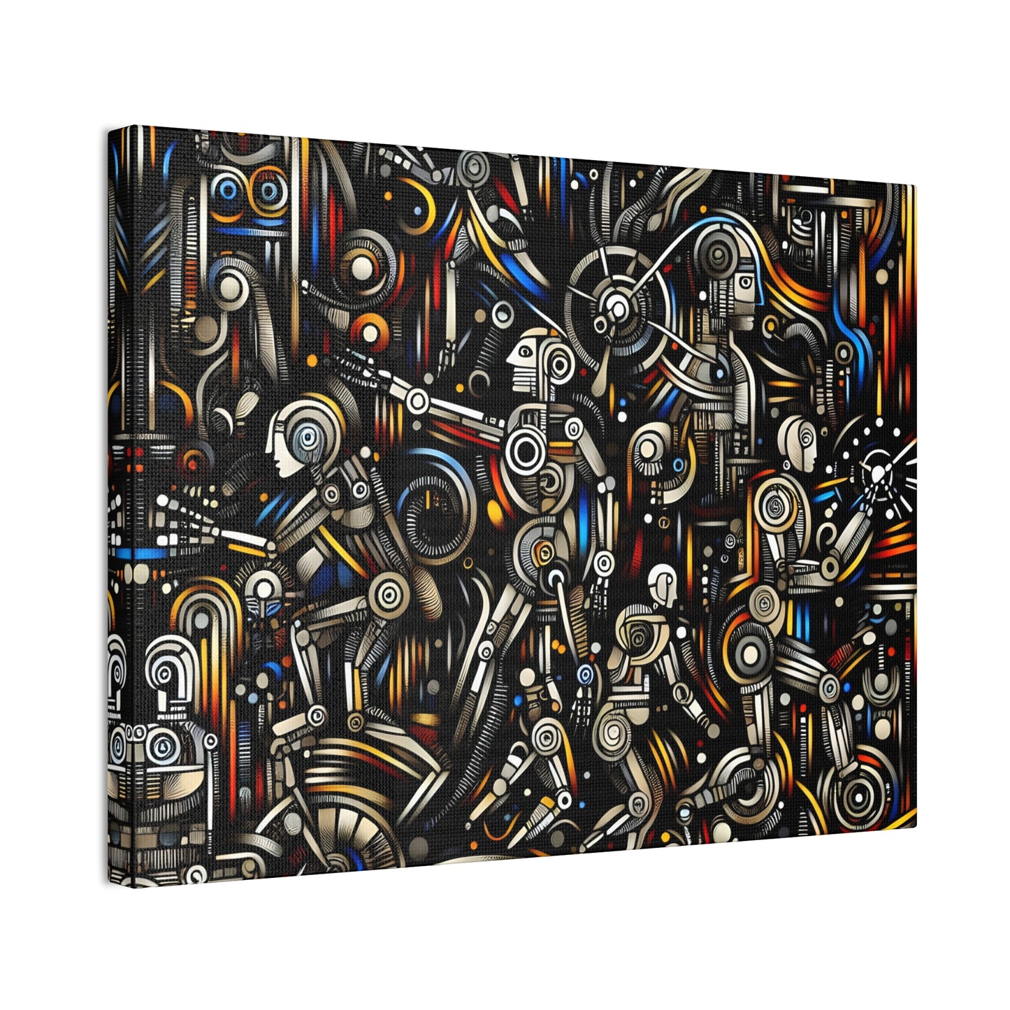 Robotz Canvas Stretched 0.75" Wall Art