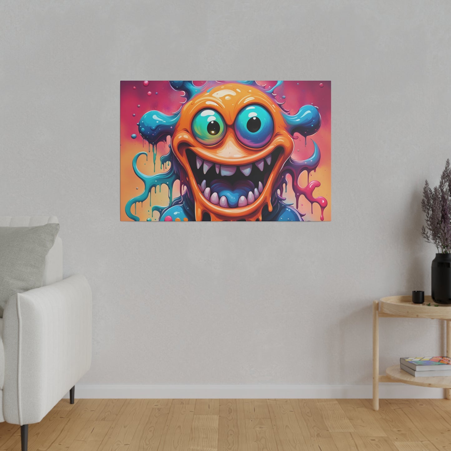 Wacky Splatz Matte Canvas, Stretched, 0.75"