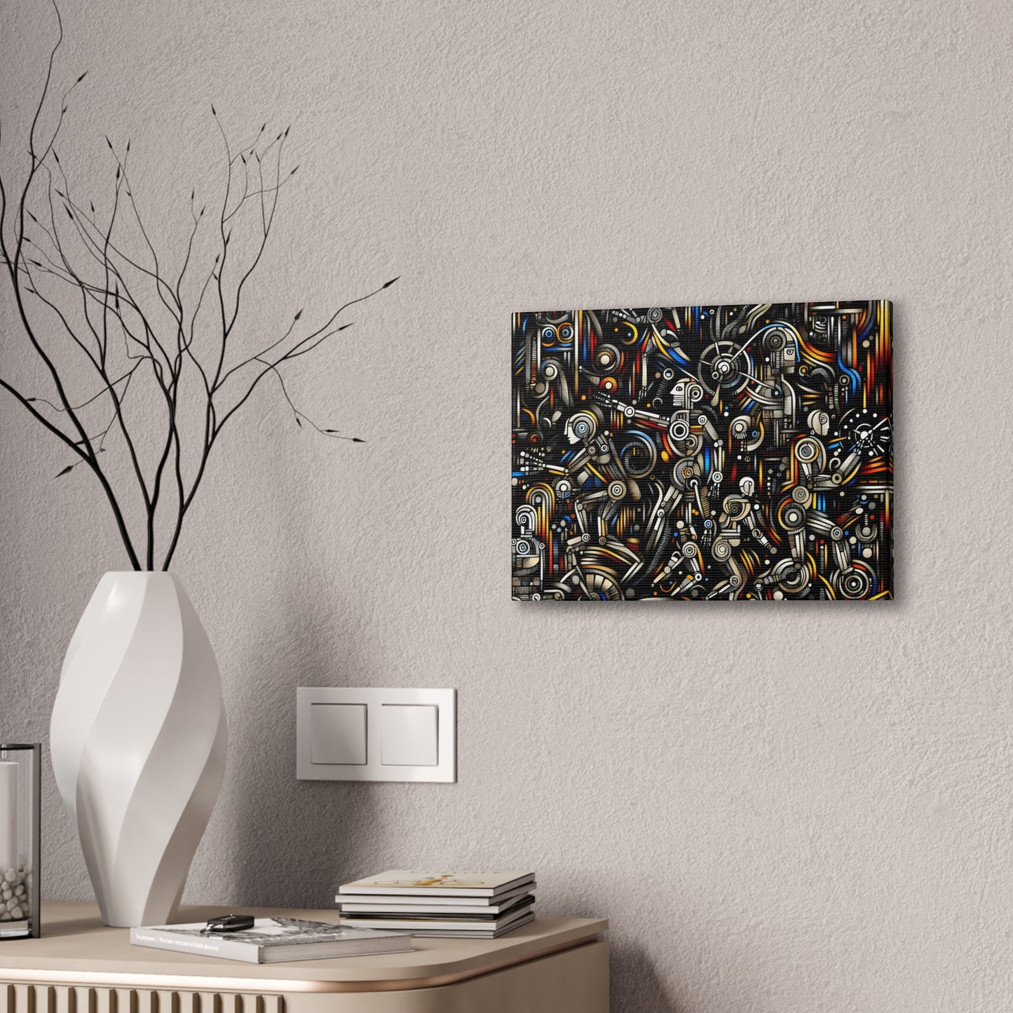 Robotz Canvas Stretched 0.75" Wall Art