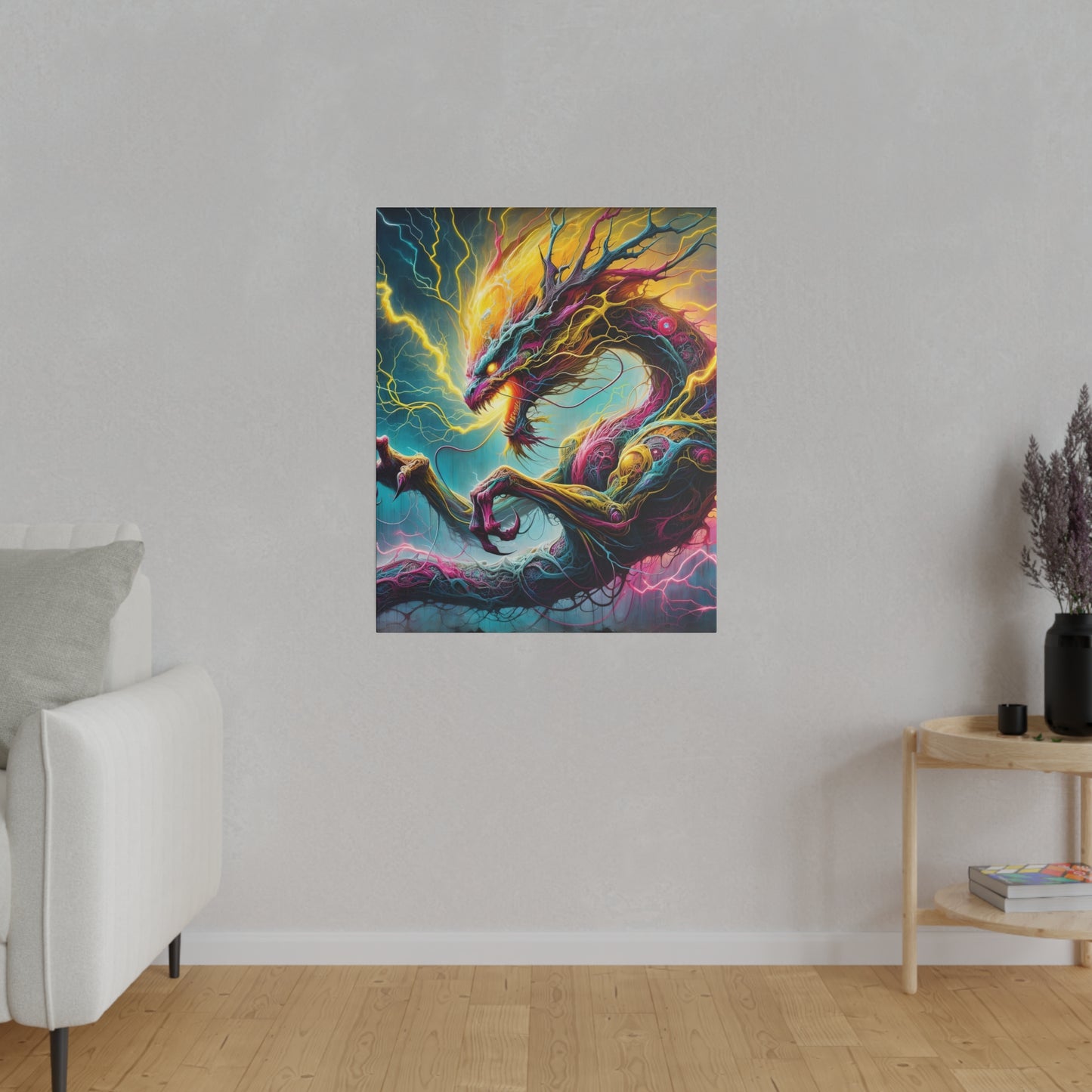 Dragonz Matte Canvas, Stretched, 0.75"