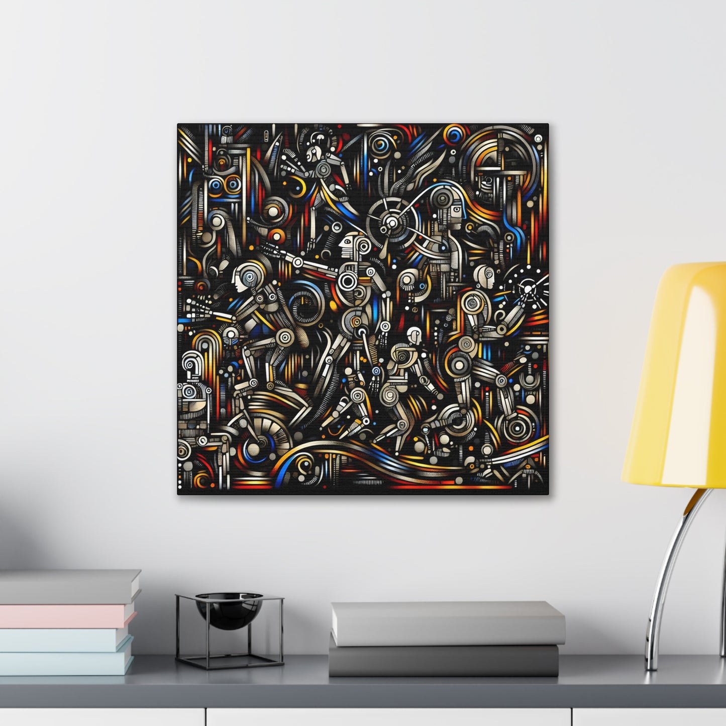 Robotz Canvas Stretched 0.75" Wall Art