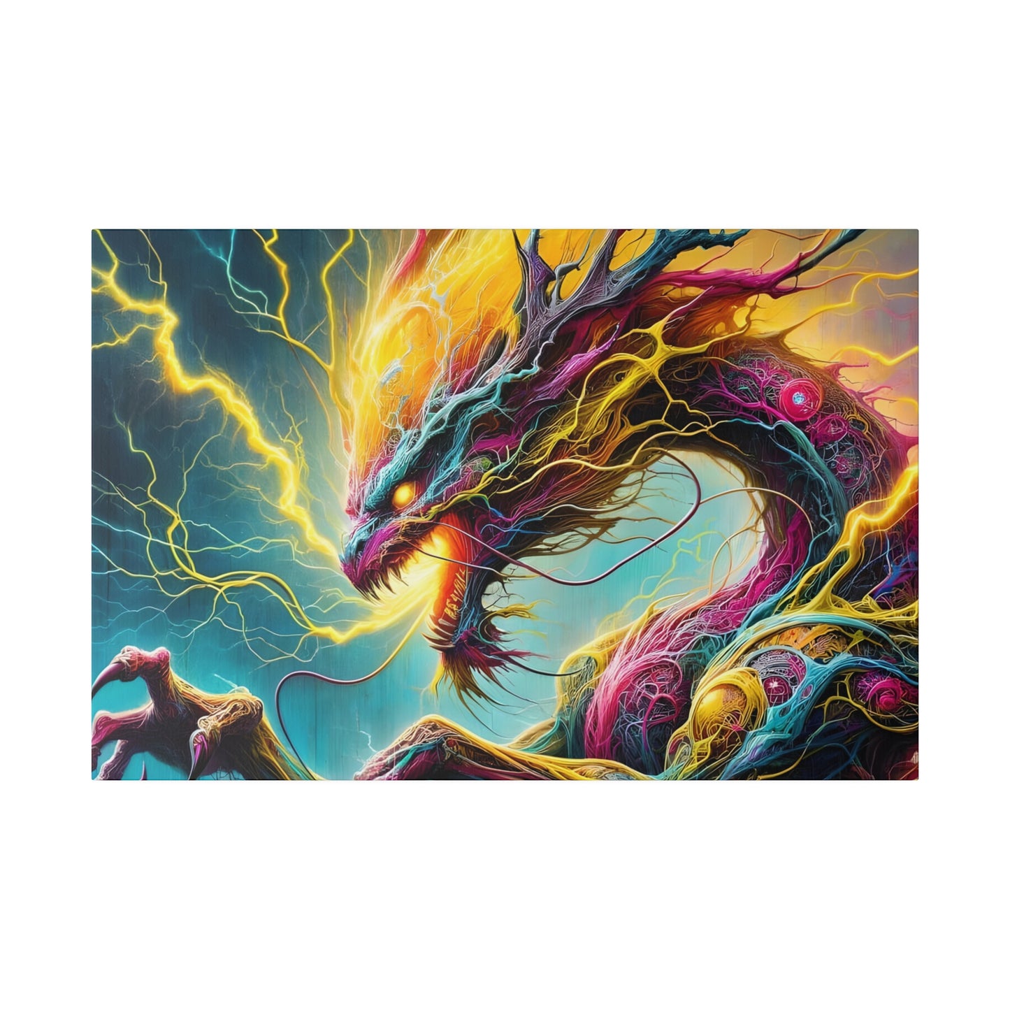 Dragonz Matte Canvas, Stretched, 0.75"