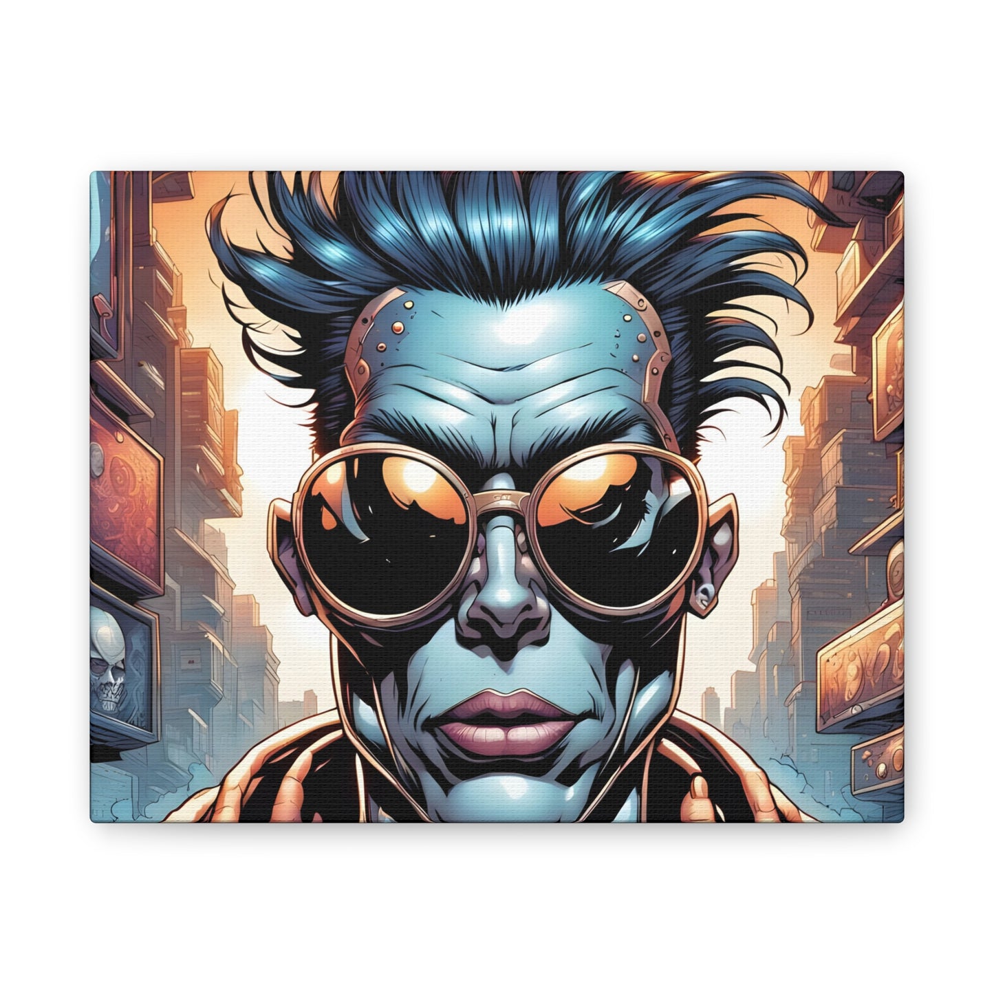 Punkz Canvas Stretched, 0.75"