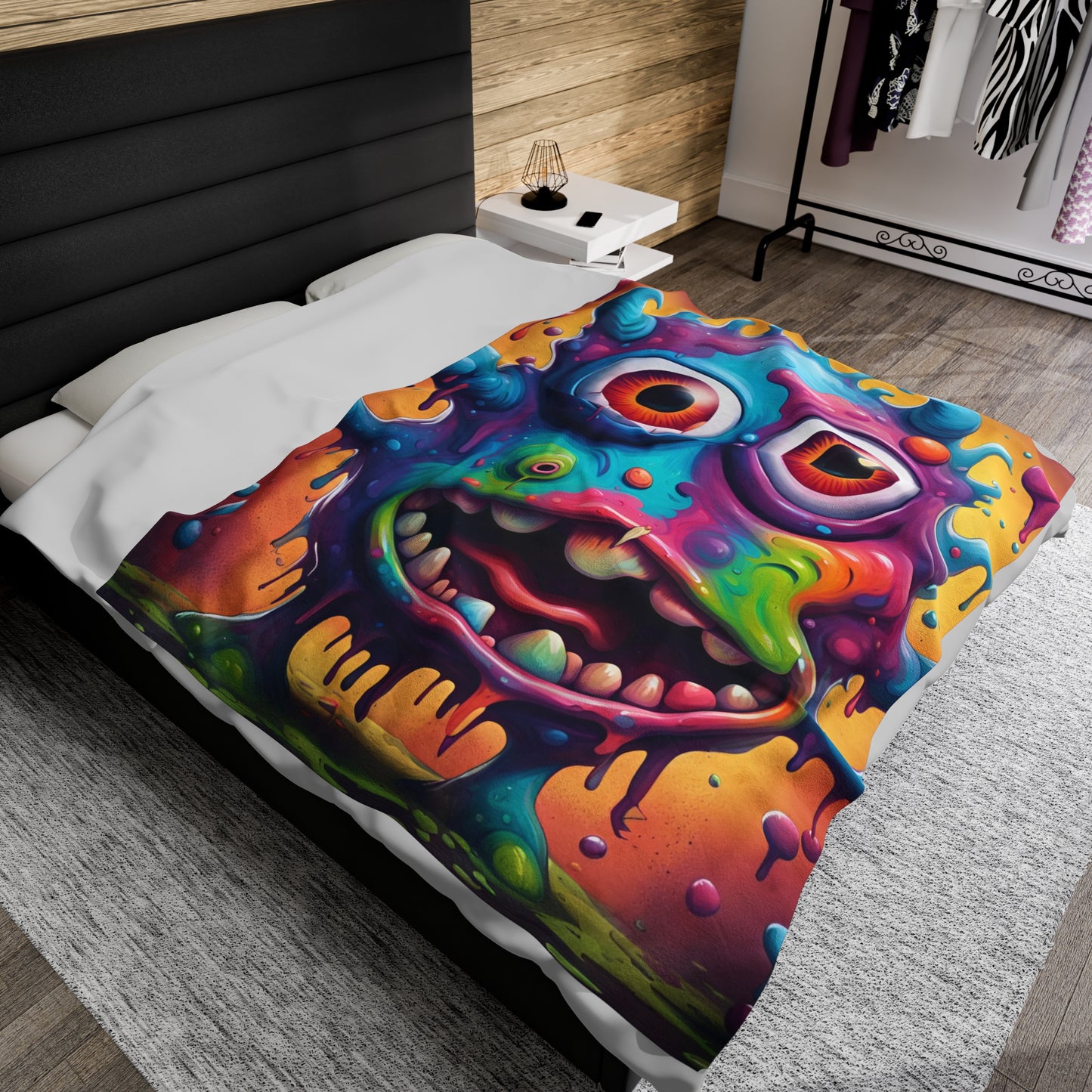 Velveteen Plush Wacky Blanket