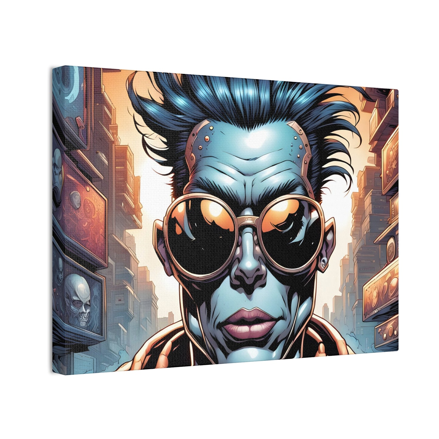 Punkz Canvas Stretched, 0.75"