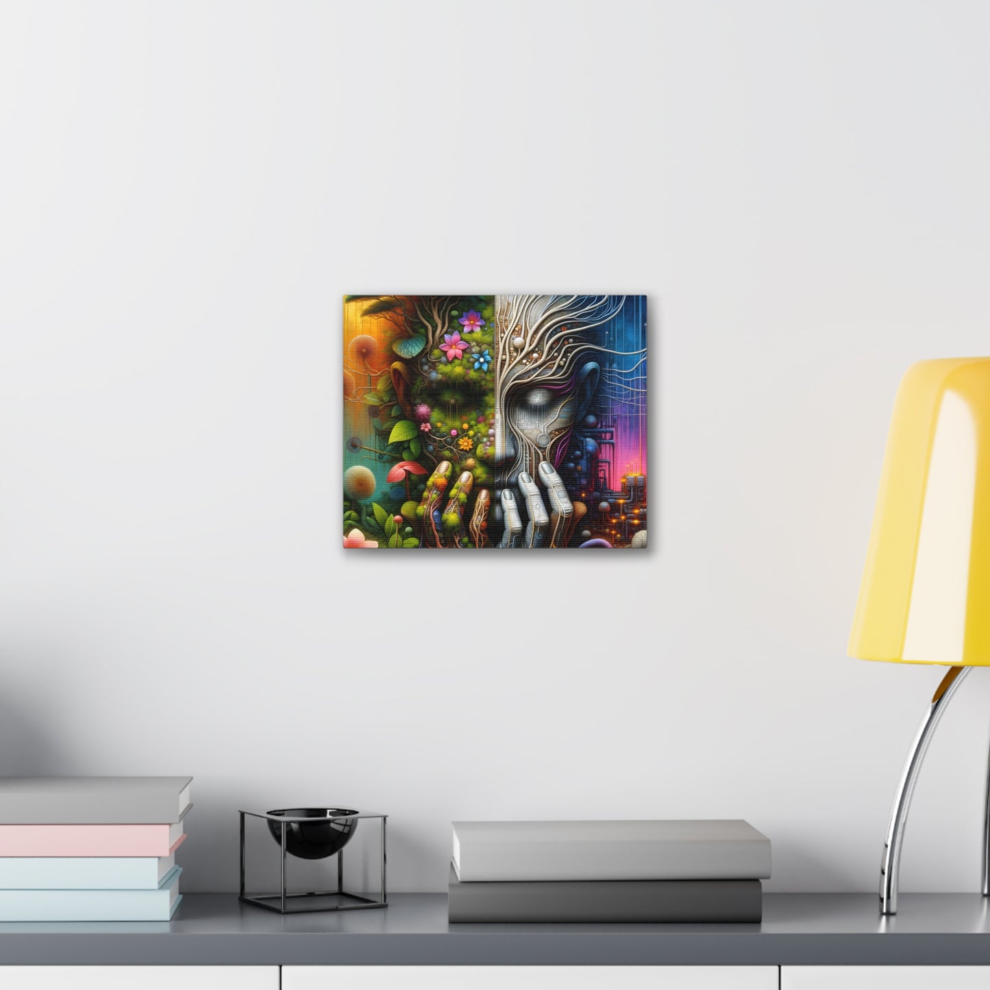 Duality Canvas Art - Stunning Stretched Wall Decor