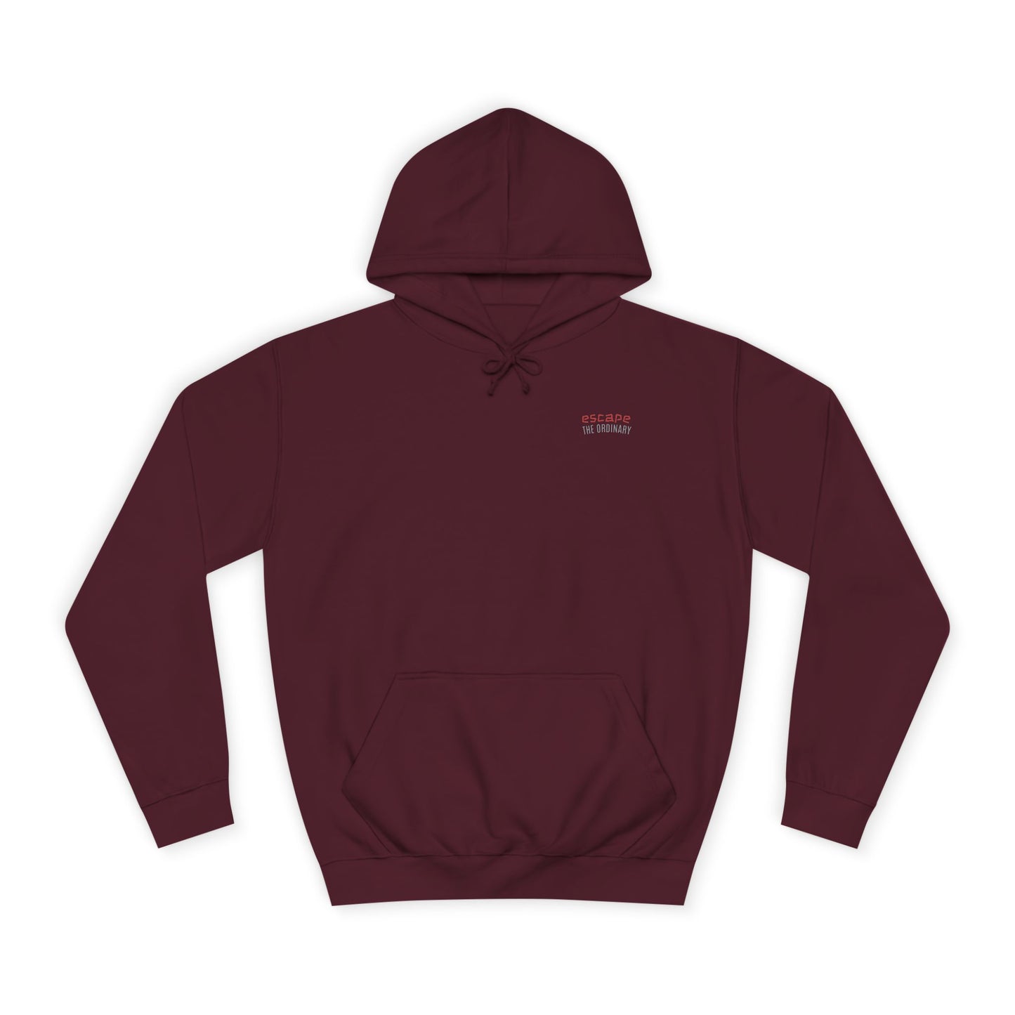 SNRG Unisex Hoodie - Escape The Ordinary, Sweatshirt, Hooded Jacket, Casual Pullover, Trendy Apparel, Outerwear, Hoodie