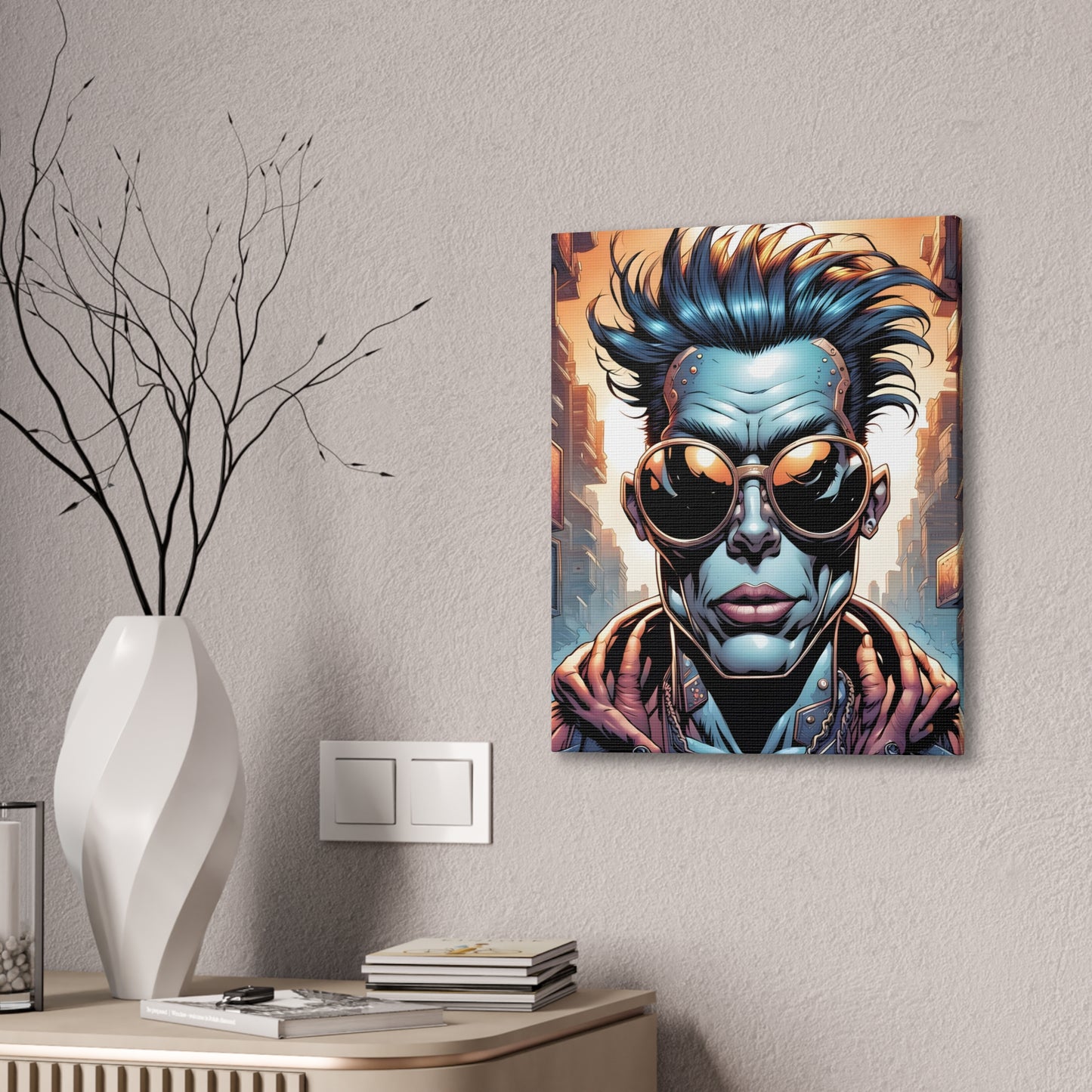 Punkz Canvas Stretched, 0.75"