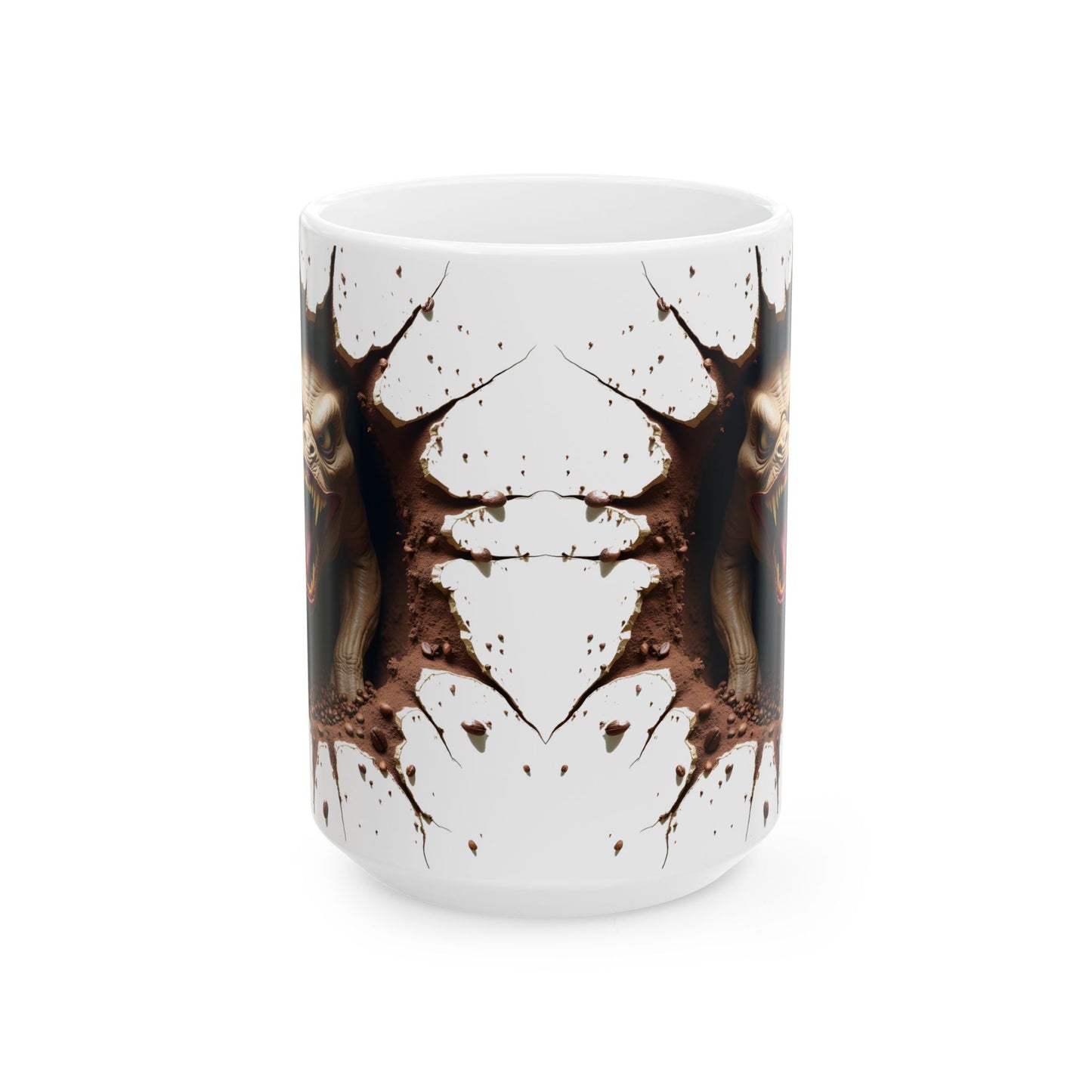 Unique Coffee Monster Ceramic Mug | 11oz & 15oz | Perfect Gift for Coffee Lovers