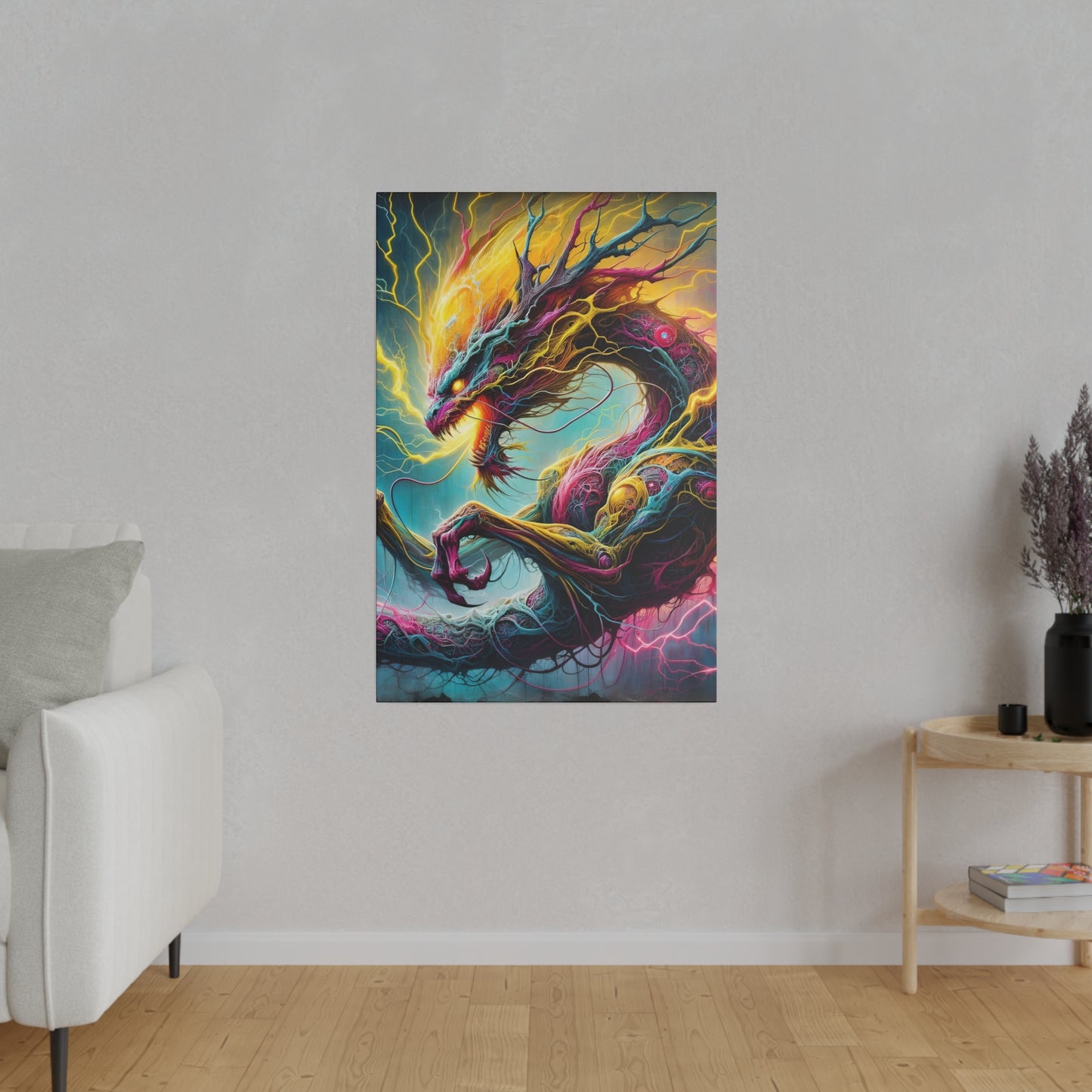 Dragonz Matte Canvas, Stretched, 0.75"