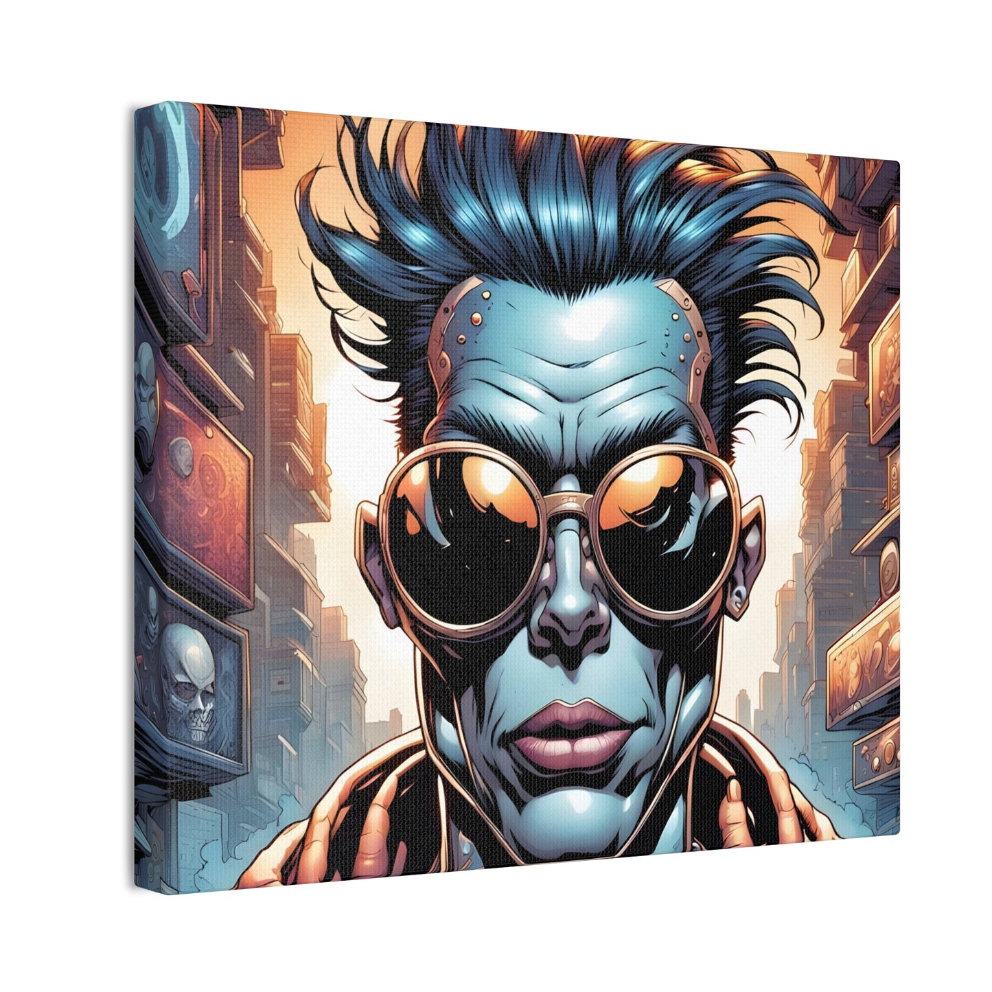 Punkz Canvas Stretched, 0.75"