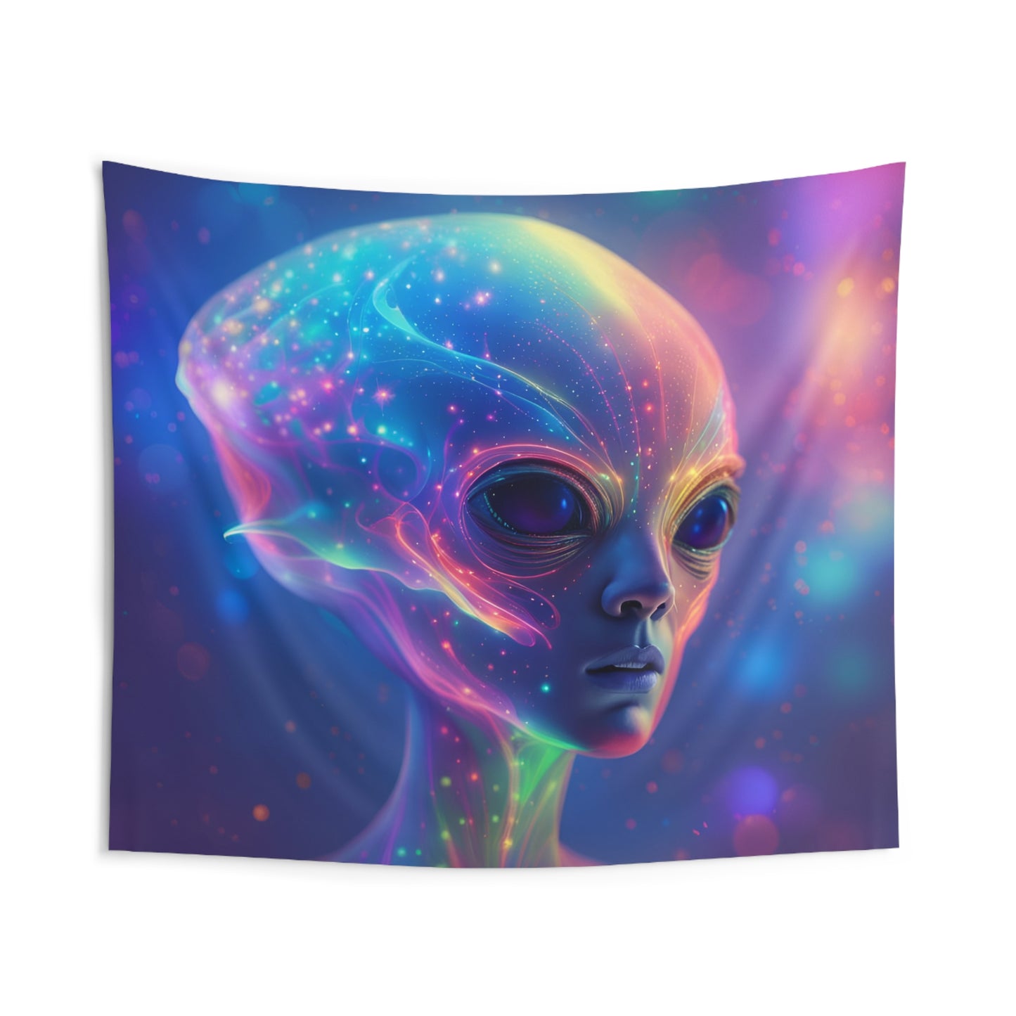 Alien Headz Indoor Wall Tapestry