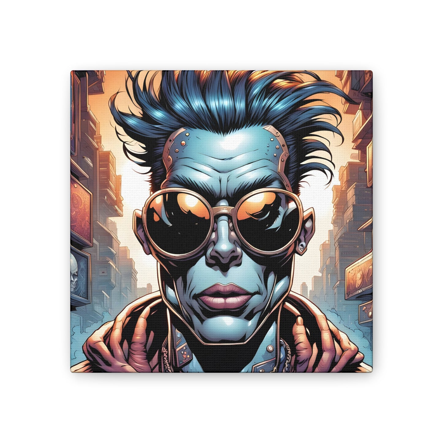 Punkz Canvas Stretched, 0.75"