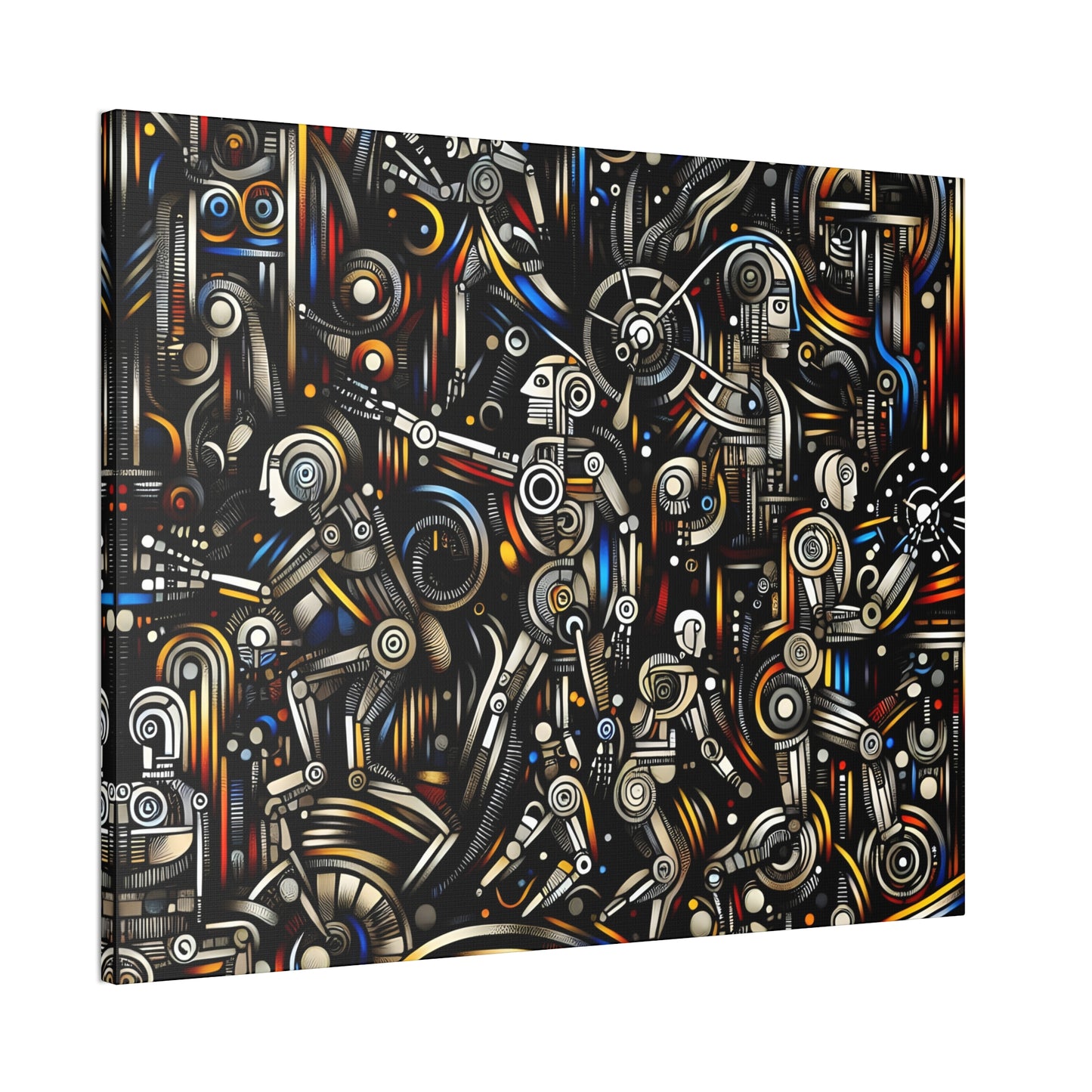 Robotz Canvas Stretched 0.75" Wall Art