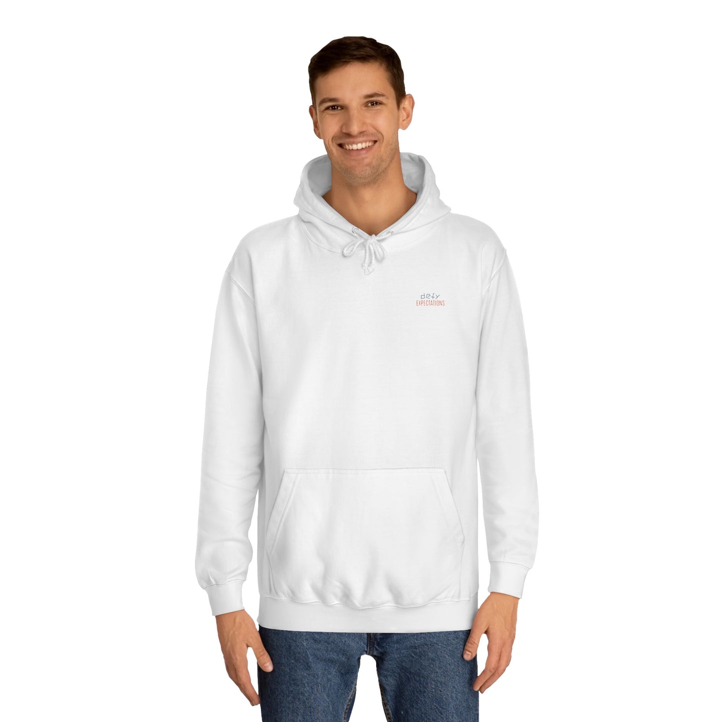 SNRG Unisex Hoodie - Defy Expectations, Sweatshirt, Hooded Jacket, Casual Pullover, Trendy Apparel, Outerwear, Hoodie
