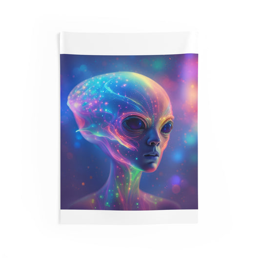 Alien Headz Indoor Wall Tapestry