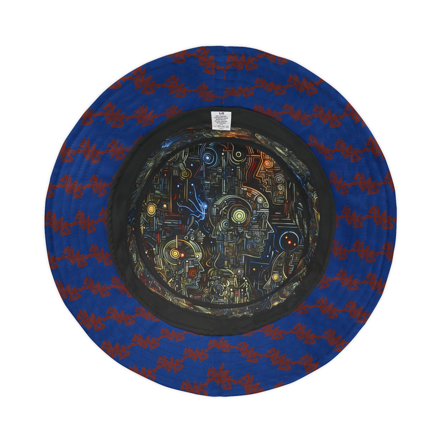 SNRG Robotz Bucket Hat, Unique Streetwear Cap, Hip Hop Headwear,  Fashion Accessory, Trendy Hat