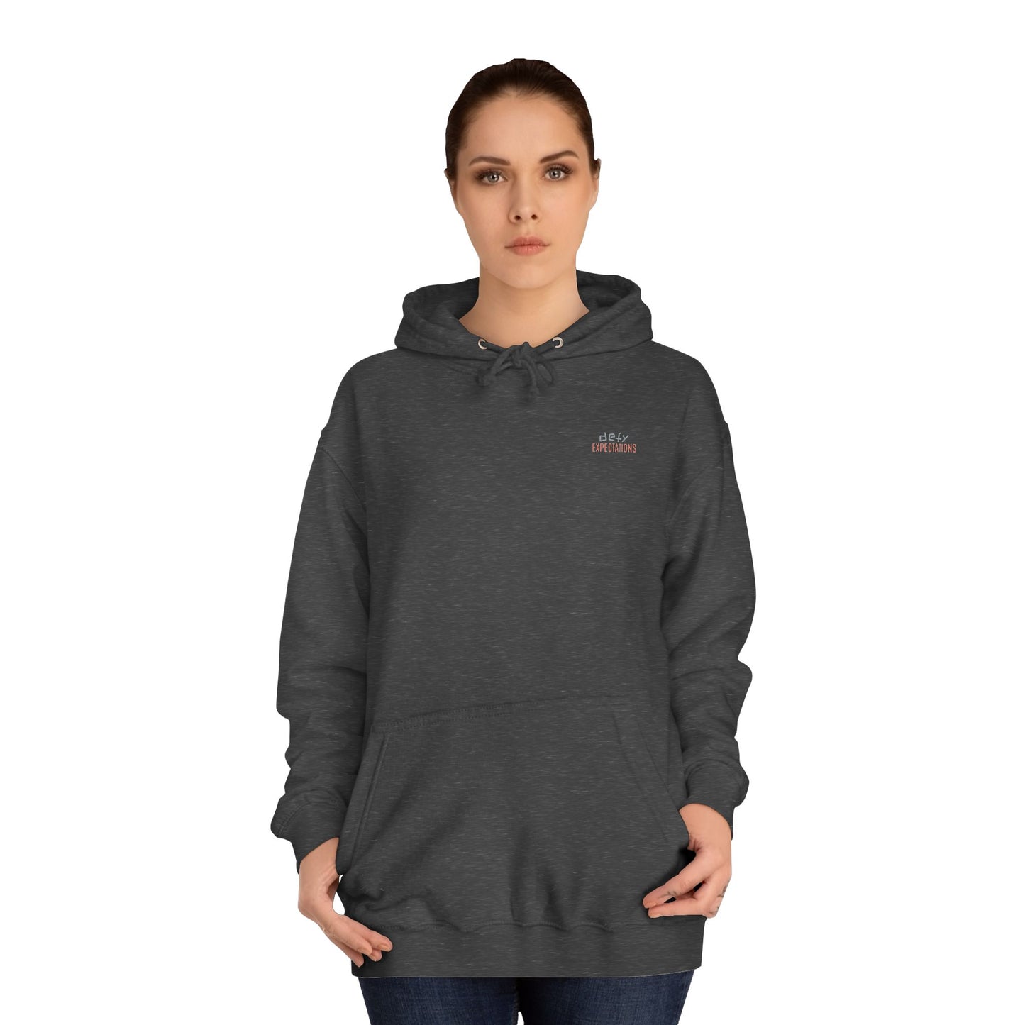 SNRG Unisex Hoodie - Defy Expectations, Sweatshirt, Hooded Jacket, Casual Pullover, Trendy Apparel, Outerwear, Hoodie