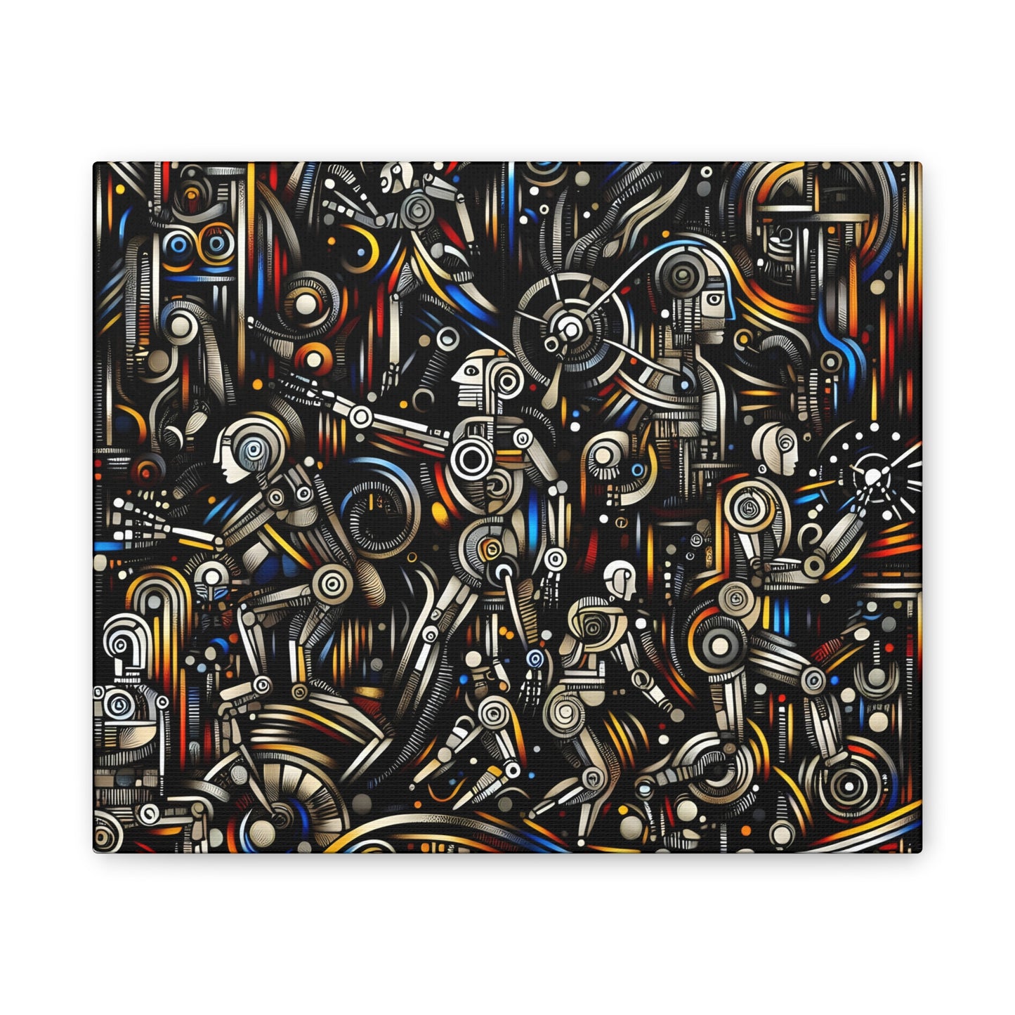 Robotz Canvas Stretched 0.75" Wall Art