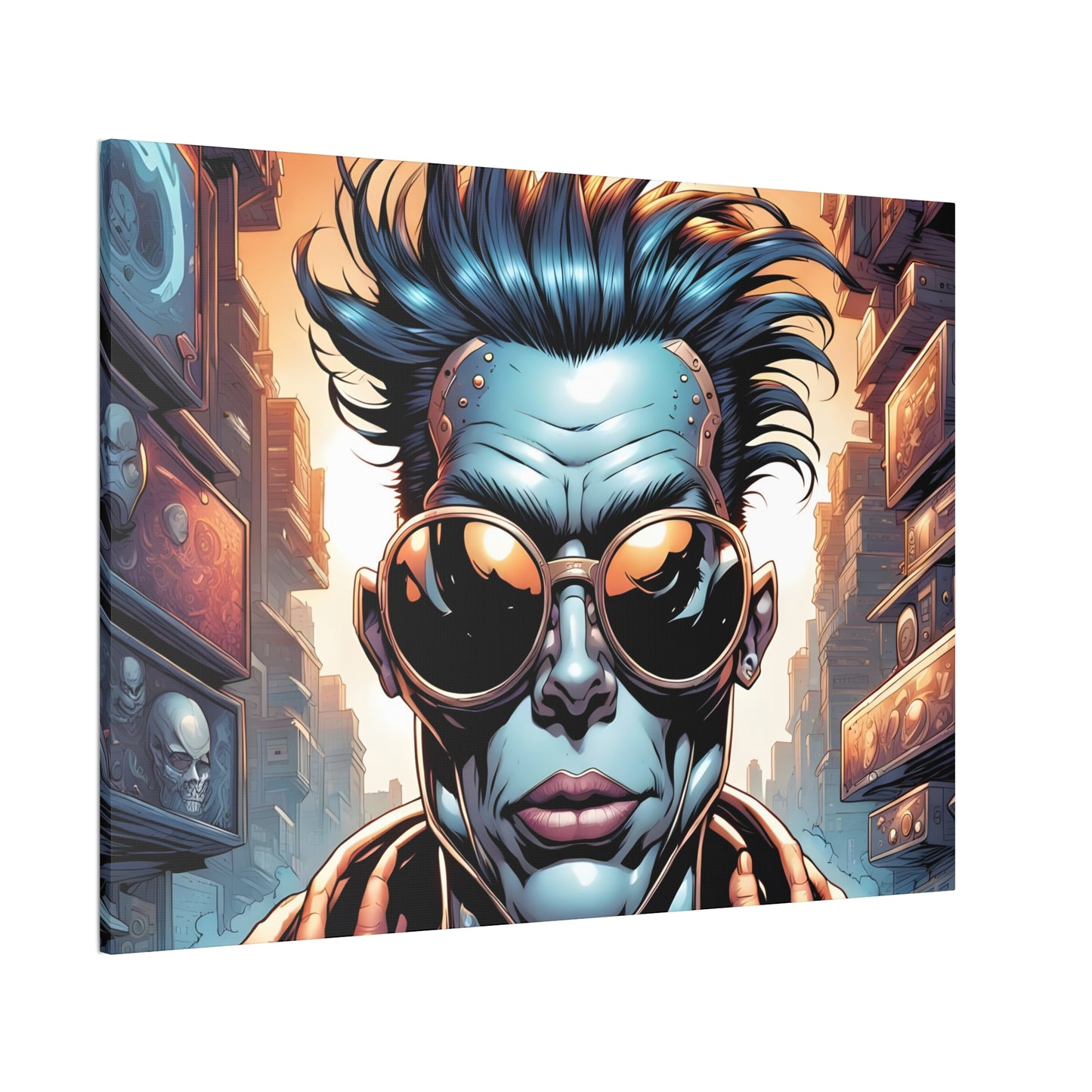 Punkz Canvas Stretched, 0.75"