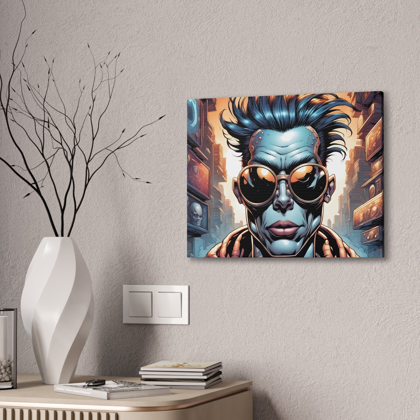 Punkz Canvas Stretched, 0.75"