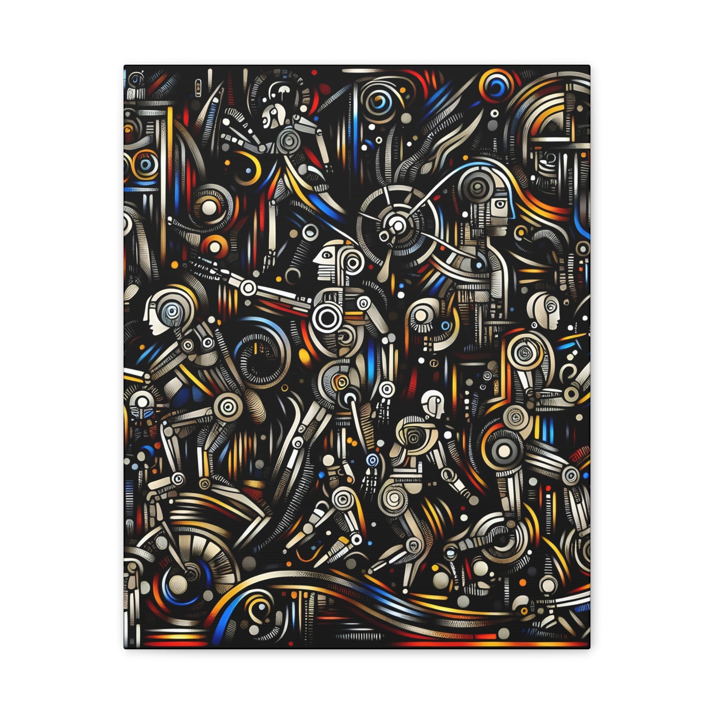 Robotz Canvas Stretched 0.75" Wall Art