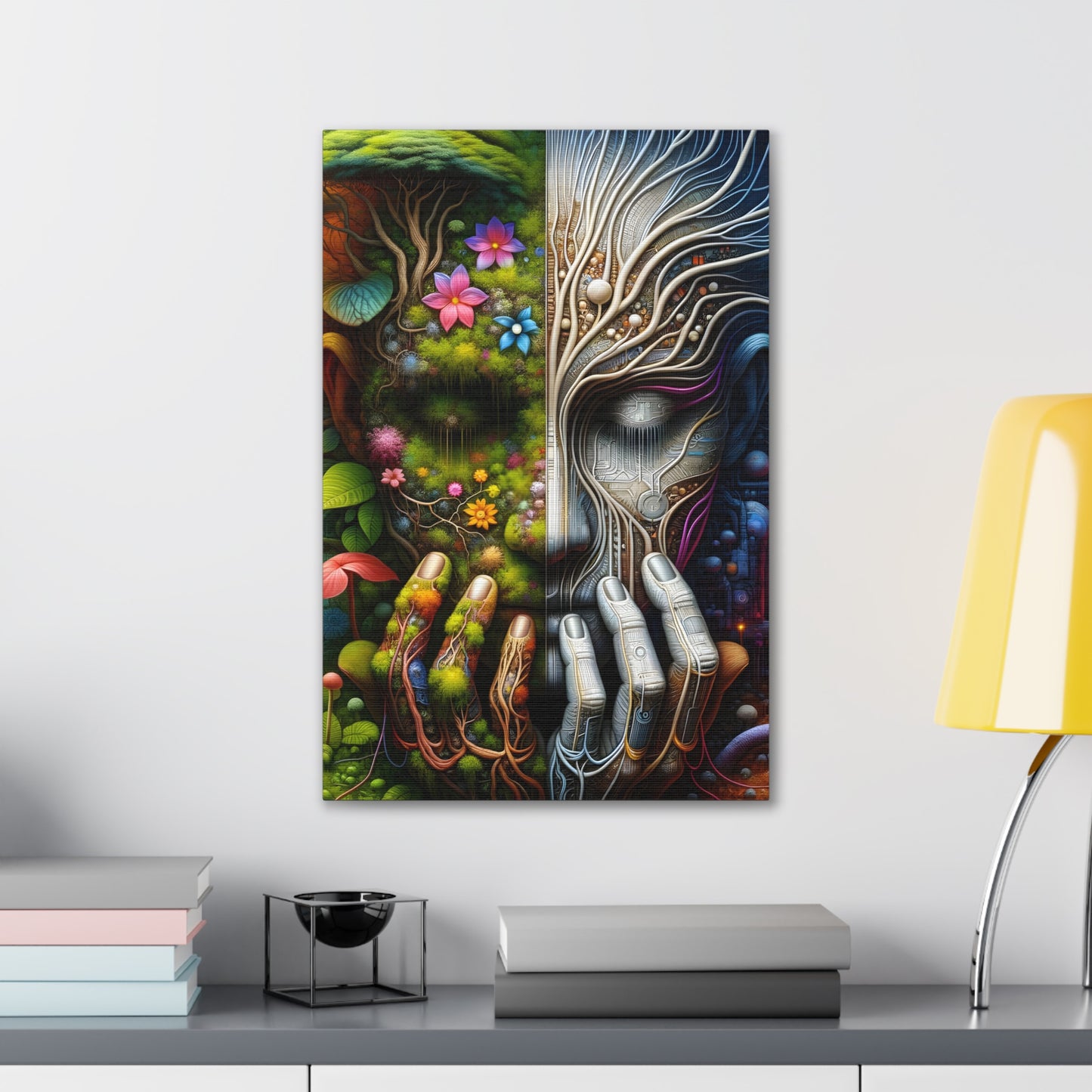 Duality Canvas Art - Stunning Stretched Wall Decor