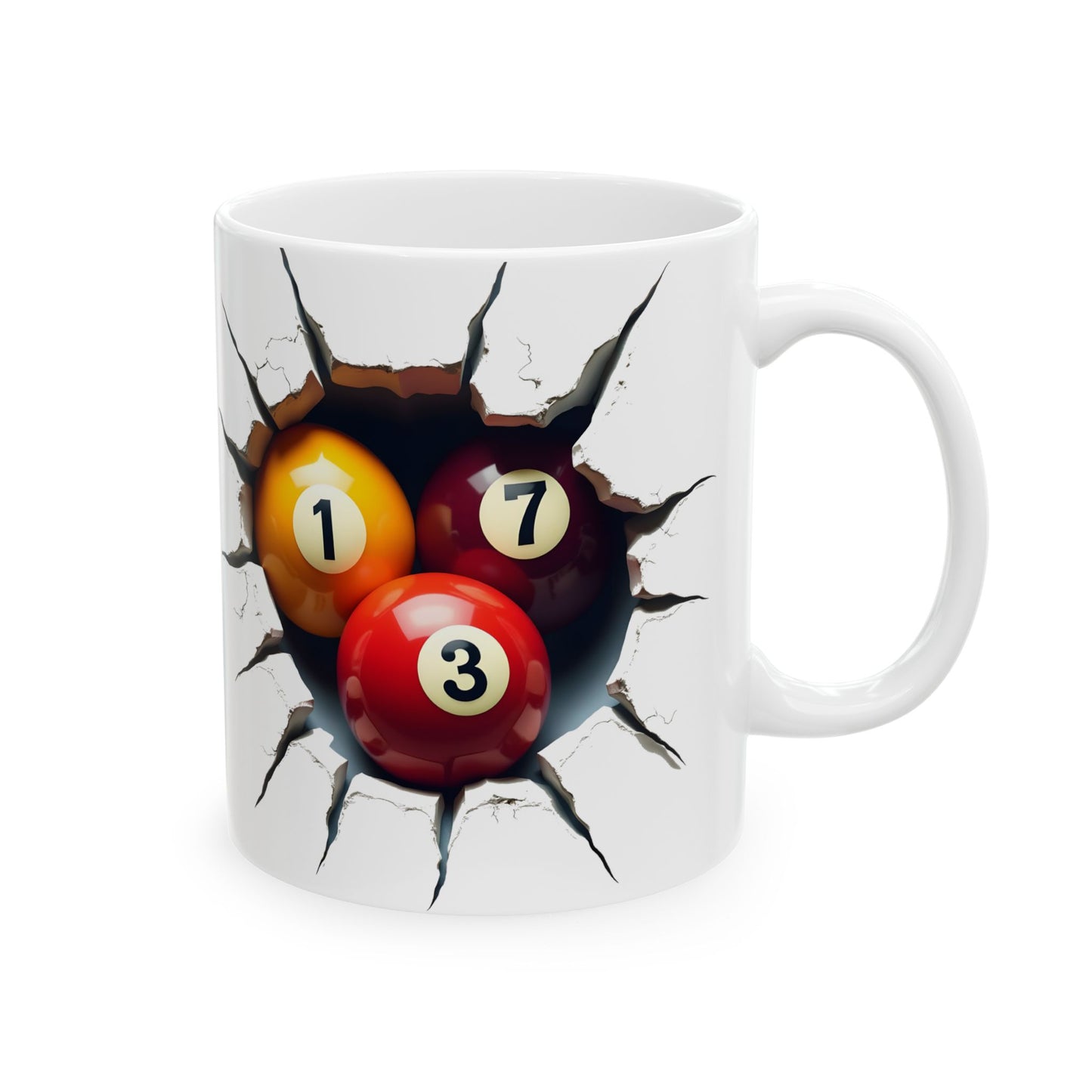 Breakthrough Billiards Ceramic Mug | Pool Lover Gift