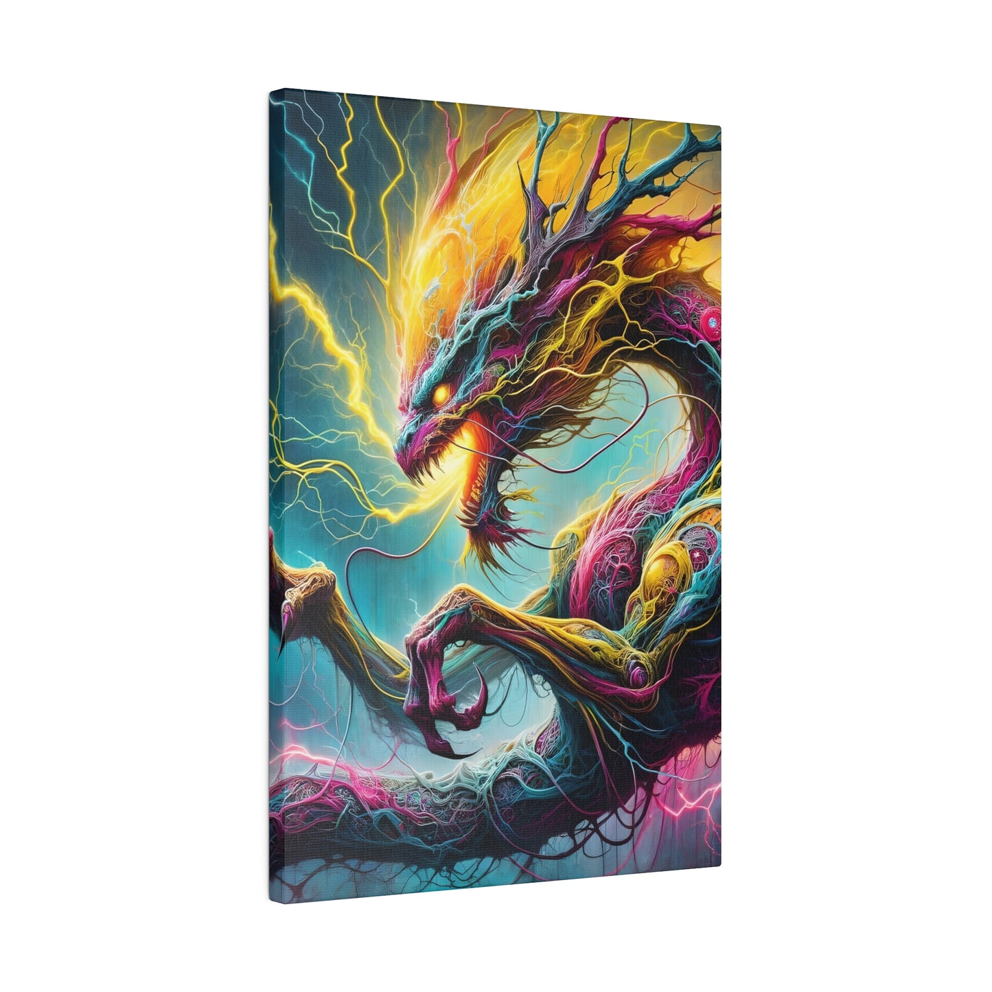 Dragonz Matte Canvas, Stretched, 0.75"