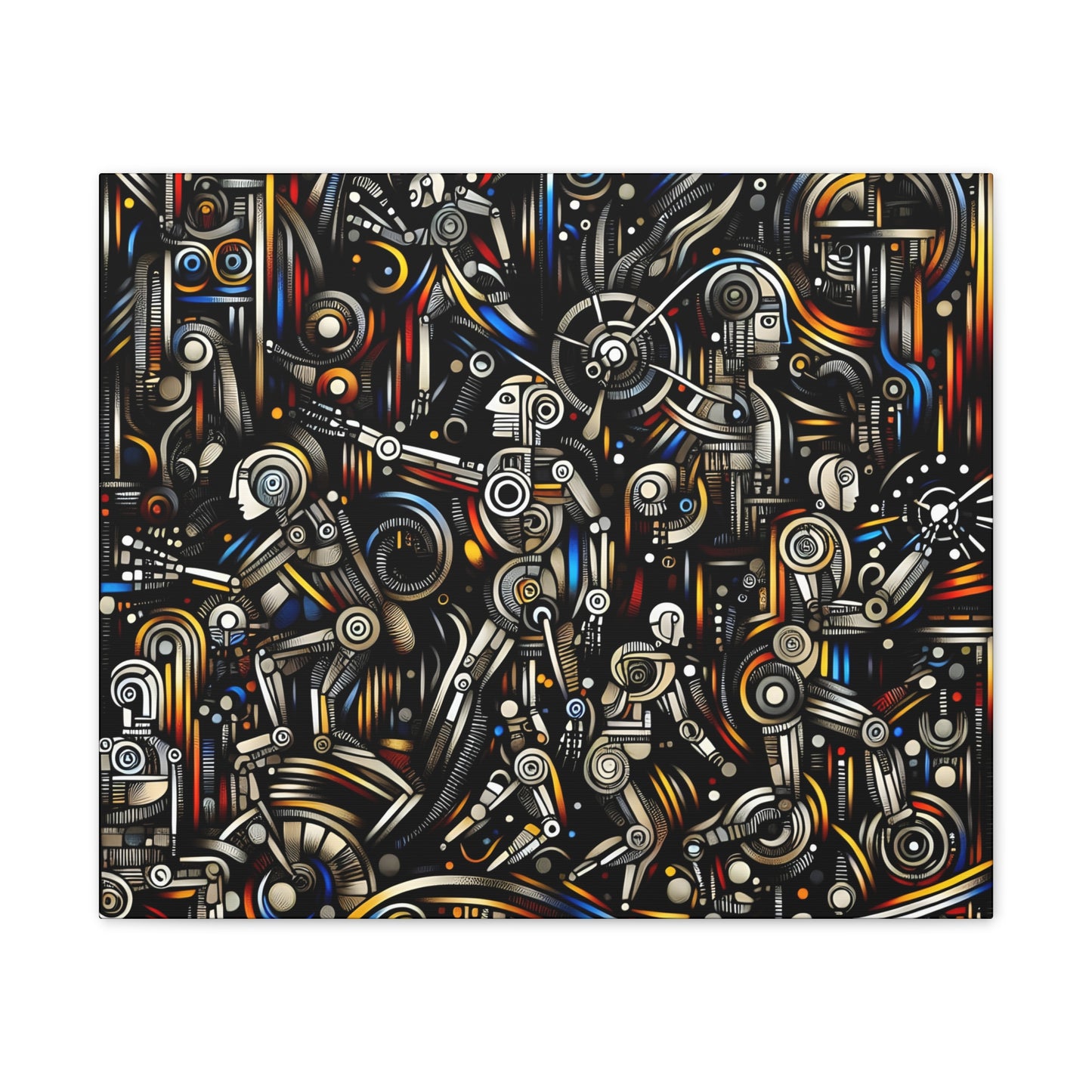 Robotz Canvas Stretched 0.75" Wall Art